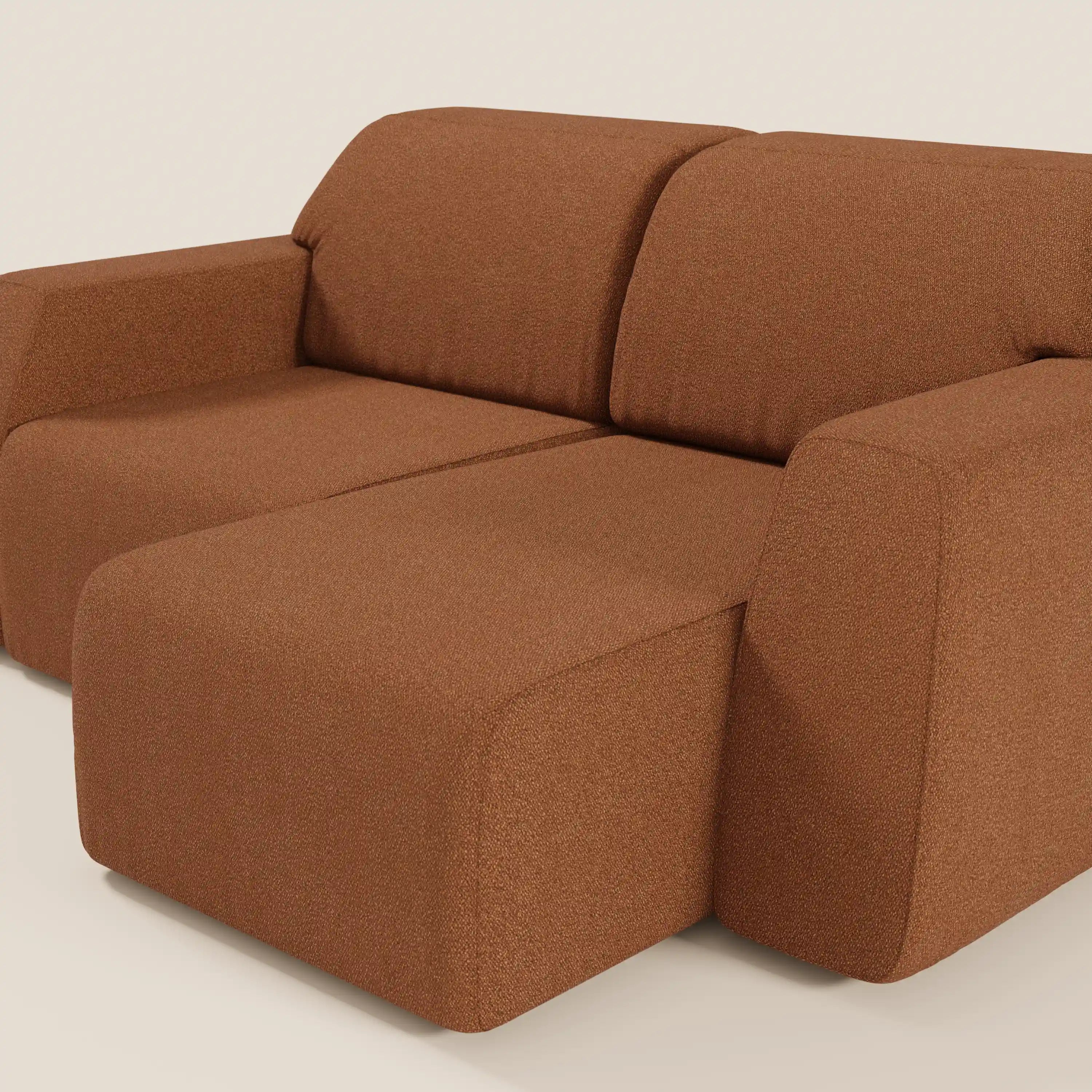 Orbit divano 2 e 3 posti con sedute scorrevoli - completamente sfoderabile in tessuto smacchiabile effetto cotone T33 - divani.store
