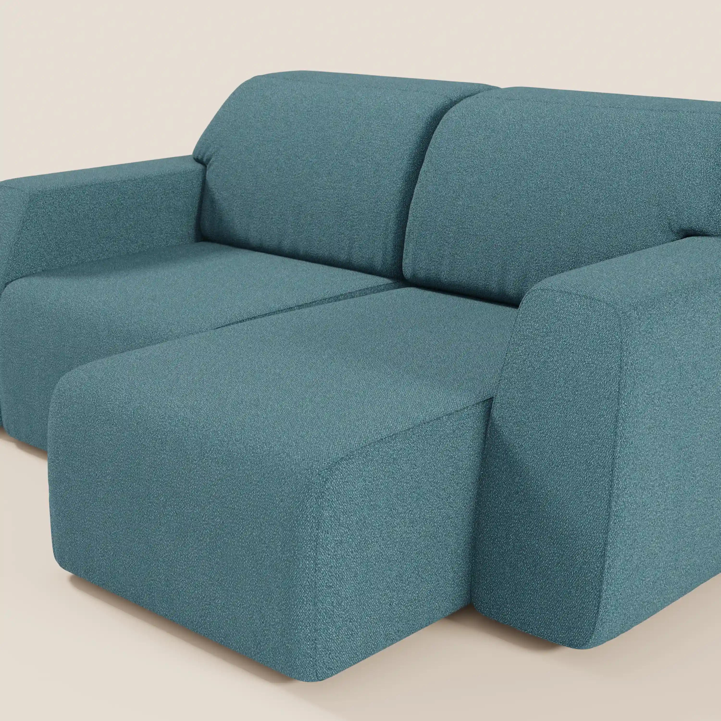 Orbit divano 2 e 3 posti con sedute scorrevoli - completamente sfoderabile in tessuto smacchiabile effetto cotone T33 - divani.store
