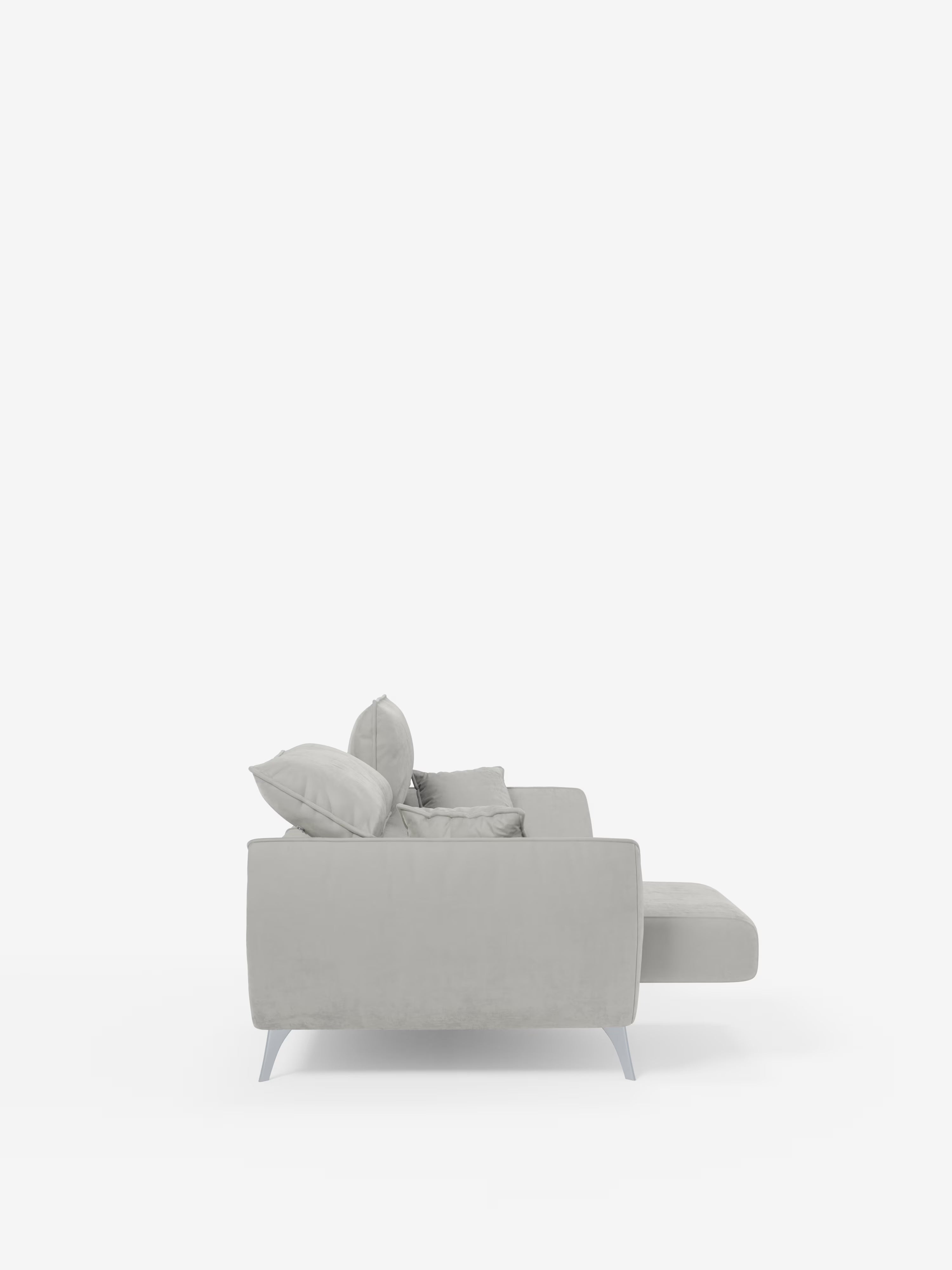 Michelangelo Canapé 2 et 3 places avec assises coulissantes et têtières réglables en tissu détachable T30