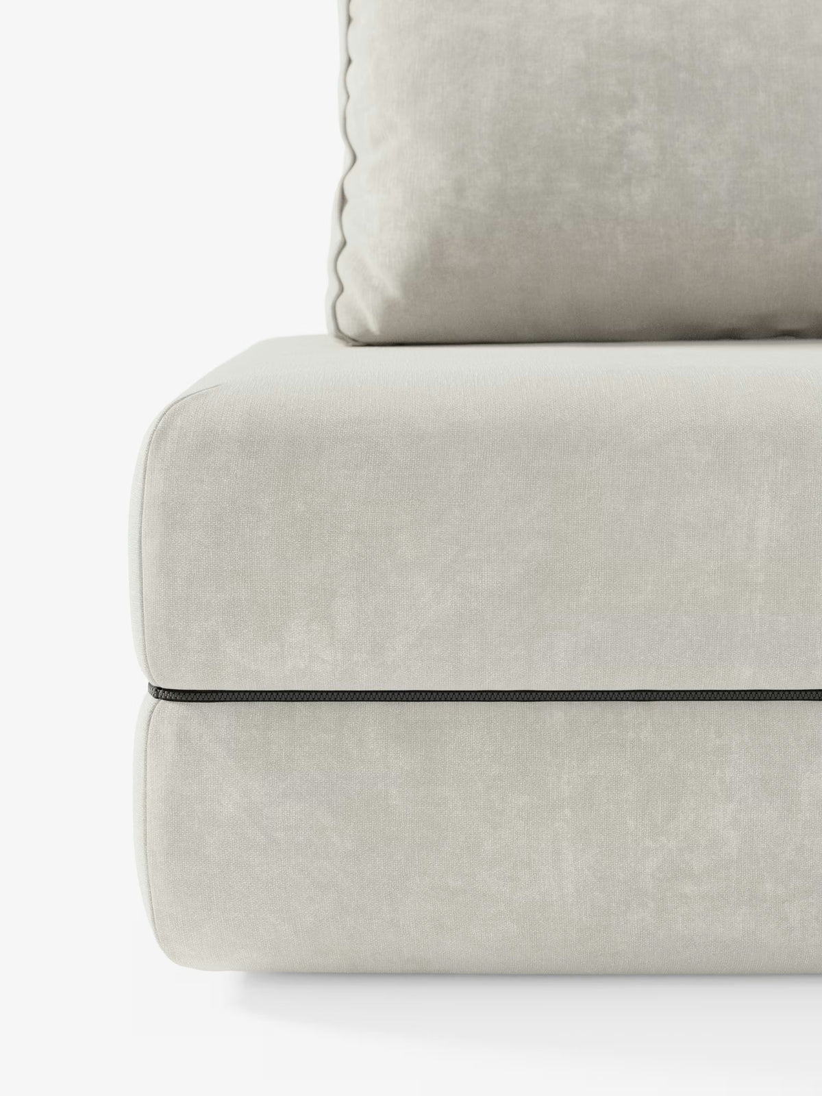 Rift divano letto matrimoniale 2 posti e 3 posti con schienali mobili - materasso alto 24 cm e memory foam in tessuto smacchiabile T31