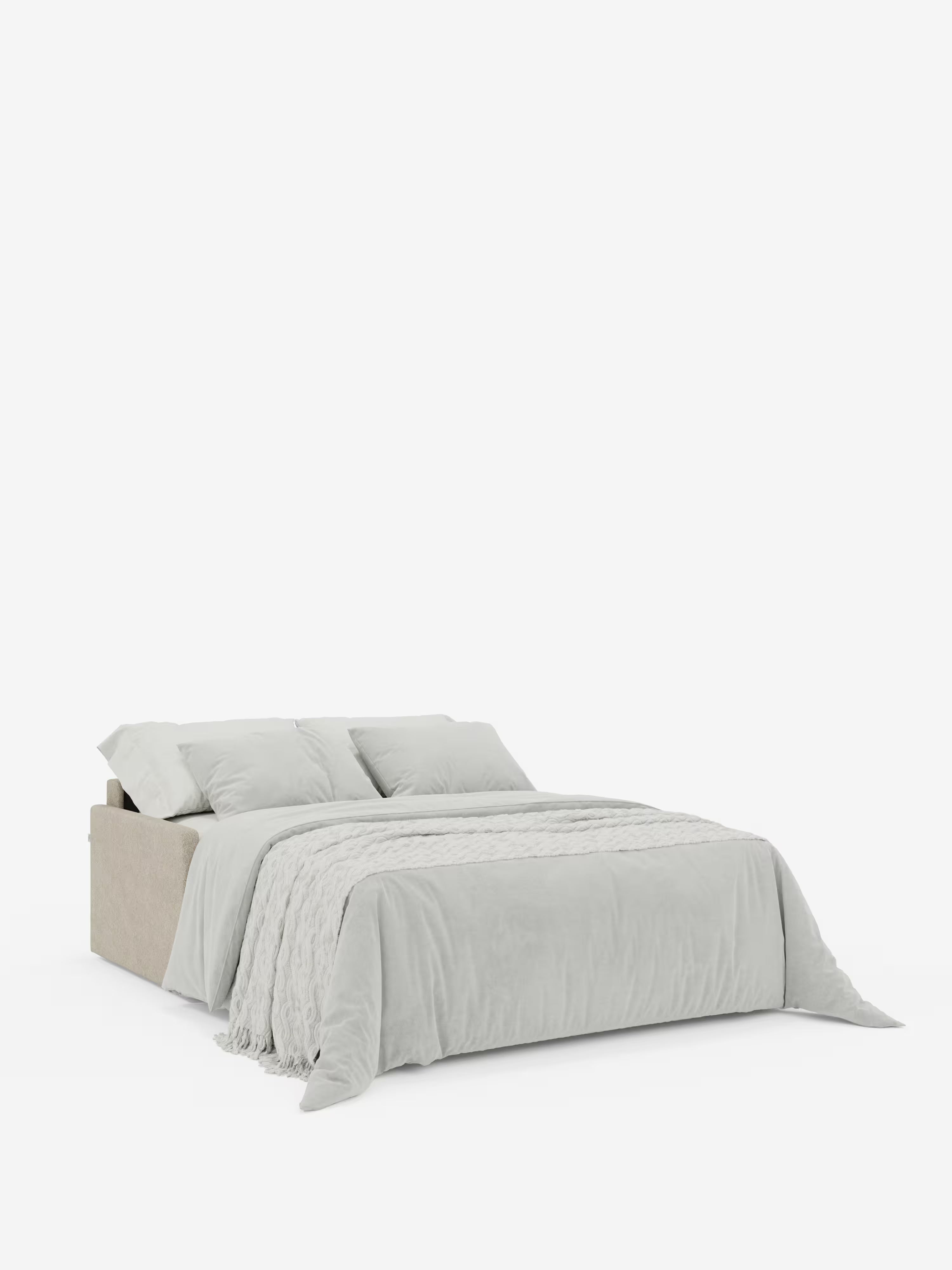 Tommy canapé-lit 2 et 3 places double - 100% déhoussable en tissu imitation coton détachable T33