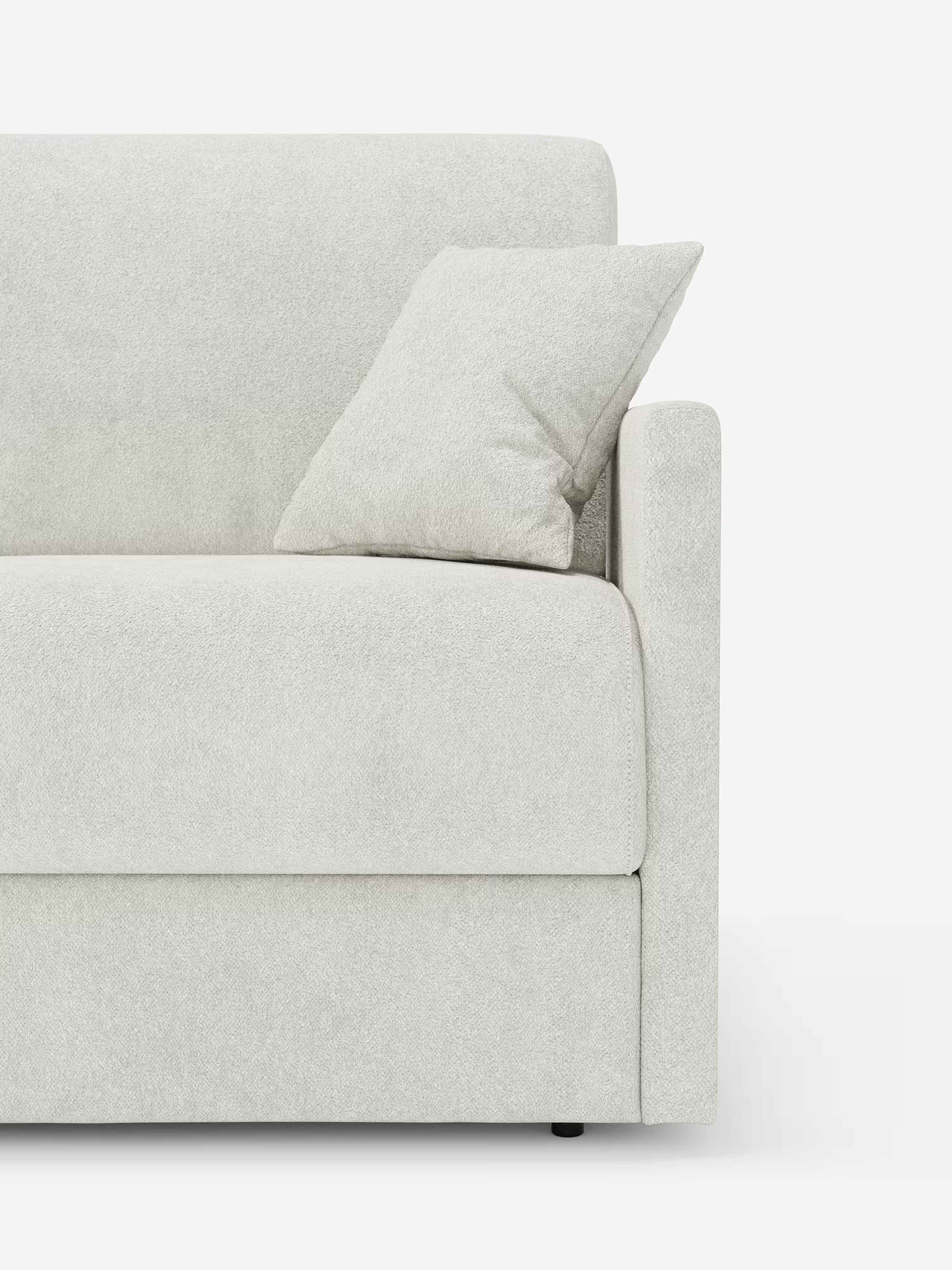 Tommy canapé-lit 2 et 3 places double - 100% déhoussable en tissu imitation coton détachable T33