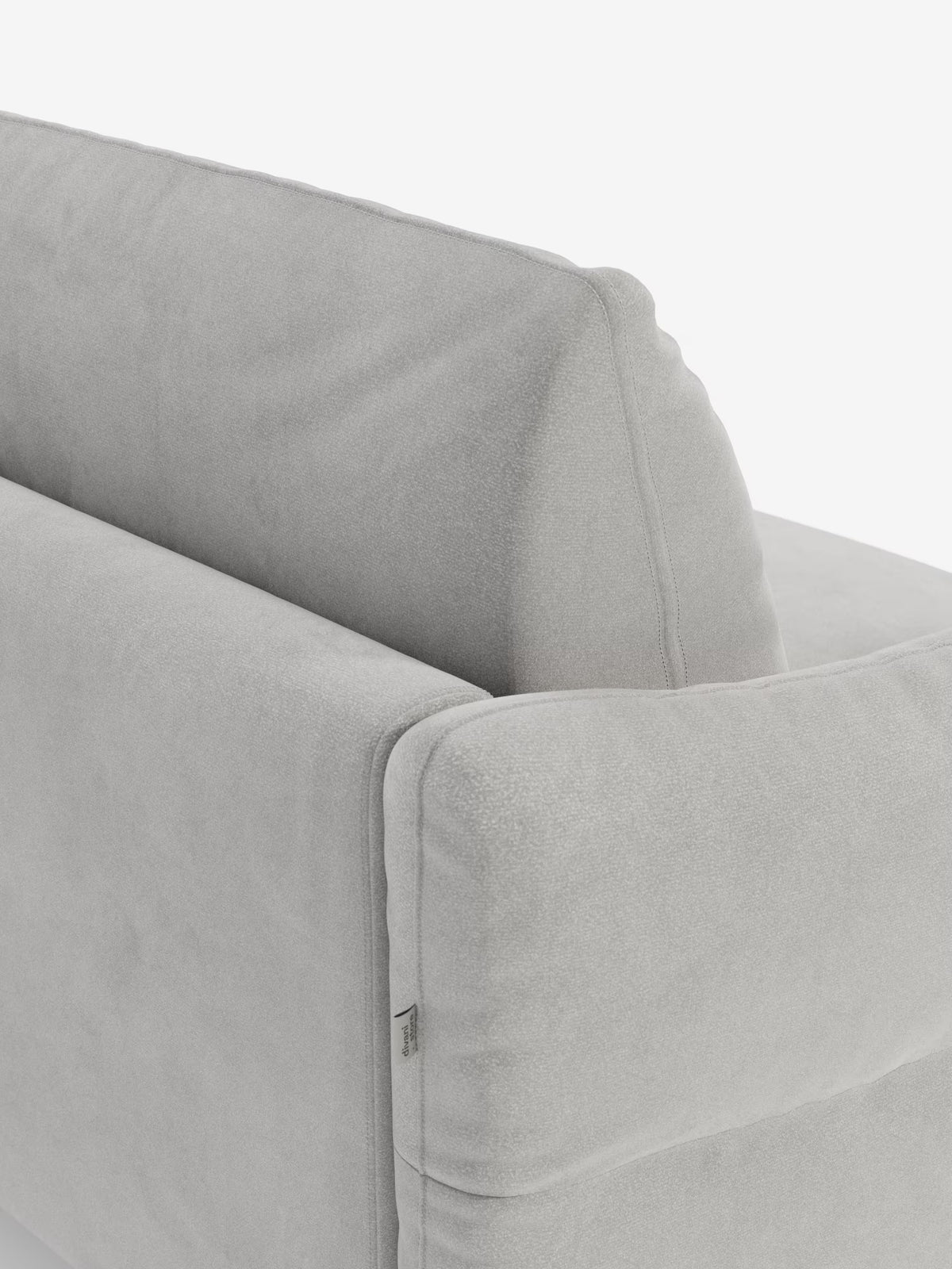 Dalia canapé-lit avec méridienne coffre de rangement et matelas de 18 cm de hauteur - pieds hauts et tissu anti-taches T30