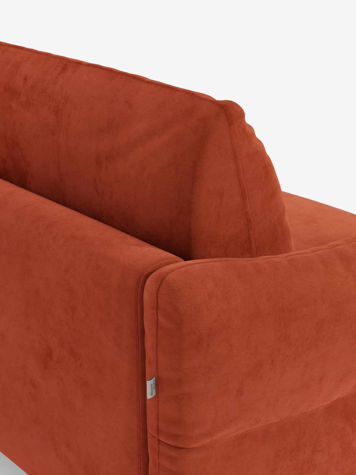 Dalia canapé-lit avec méridienne coffre de rangement et matelas de 18 cm de hauteur - pieds hauts et tissu anti-taches T30