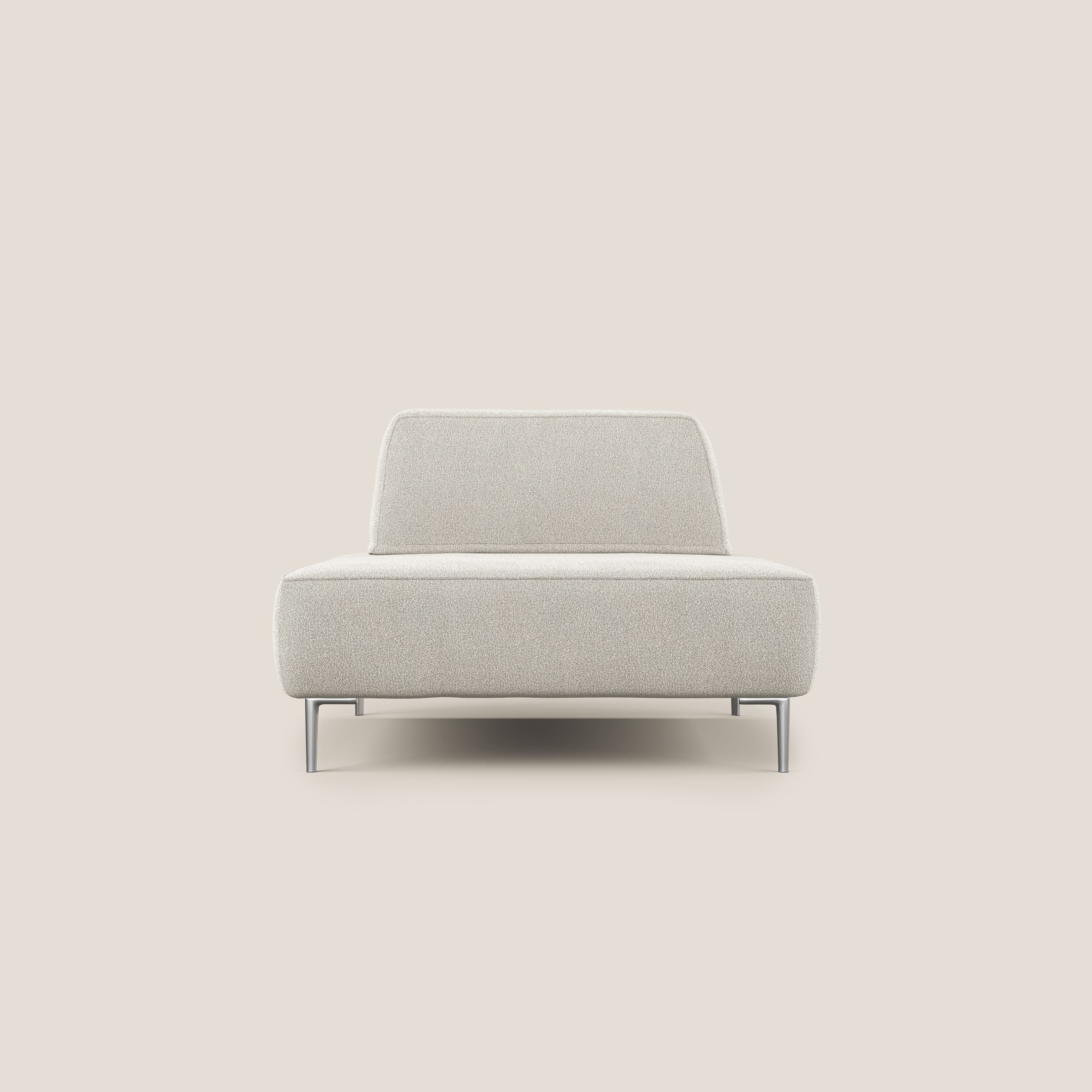Newton poltrona modulare con schienali movibili T07 bianco - divani.store