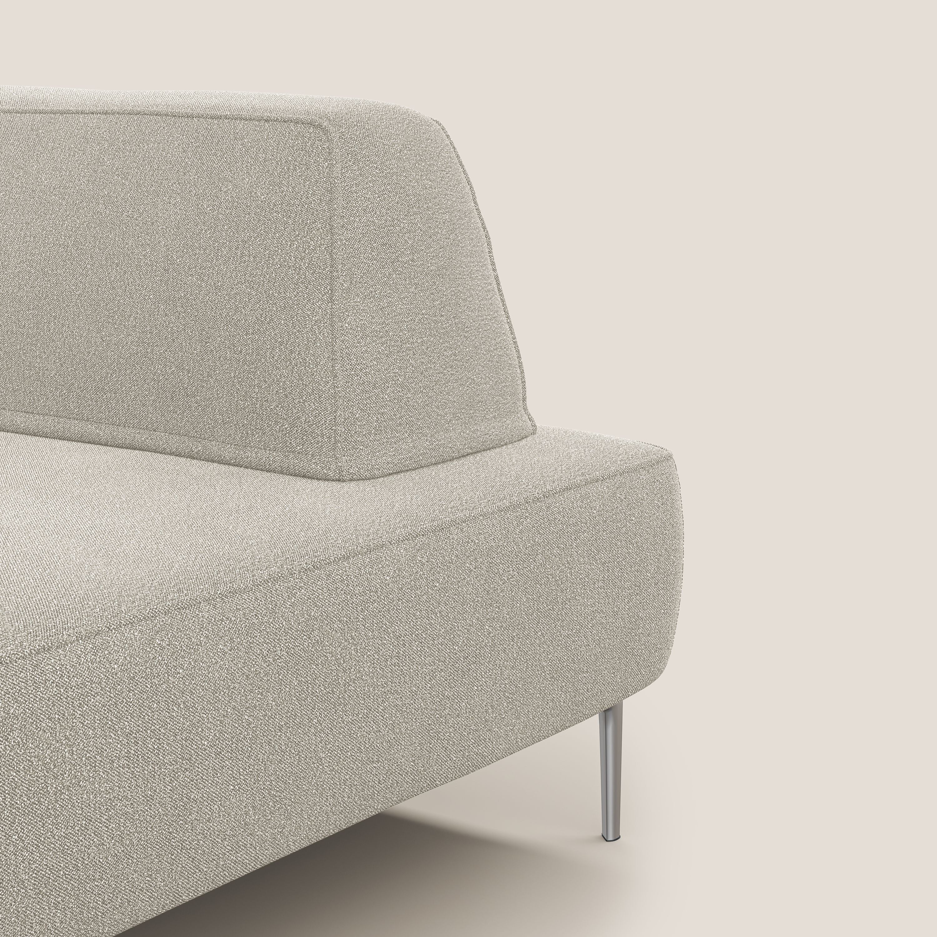 Newton poltrona modulare con schienali movibili T07 bianco - divani.store