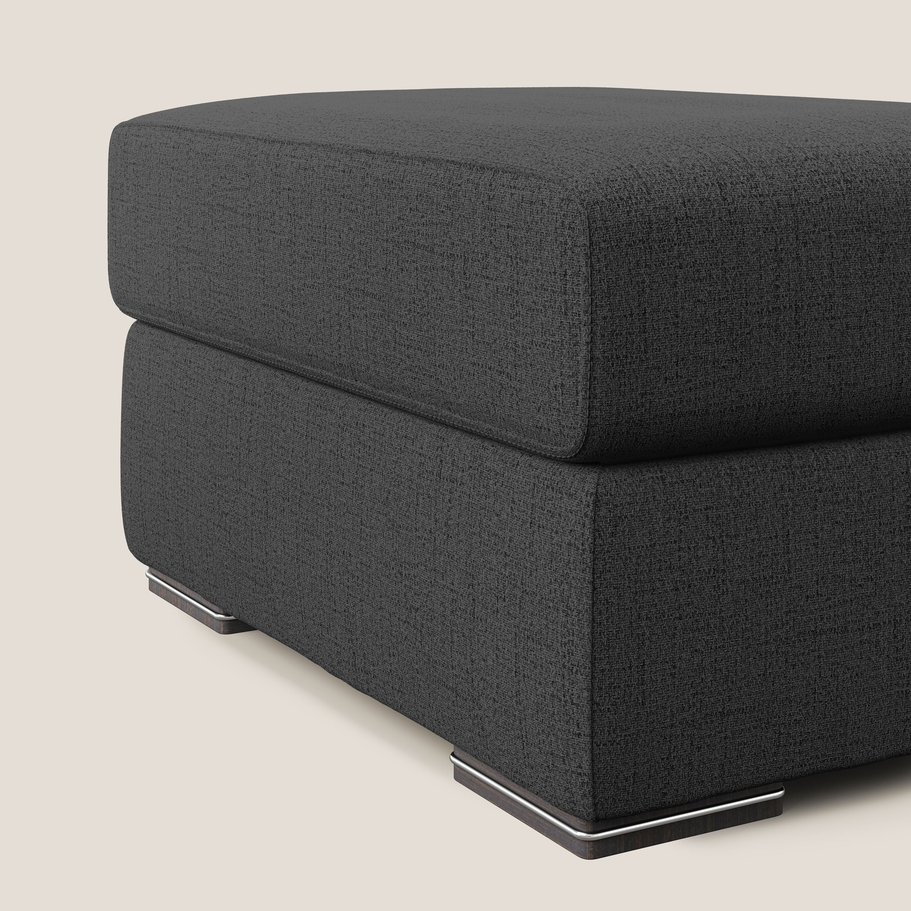 Sun pouf apribile contenitore in tessuto impermeabile fiammato T03 antracite - divani.store