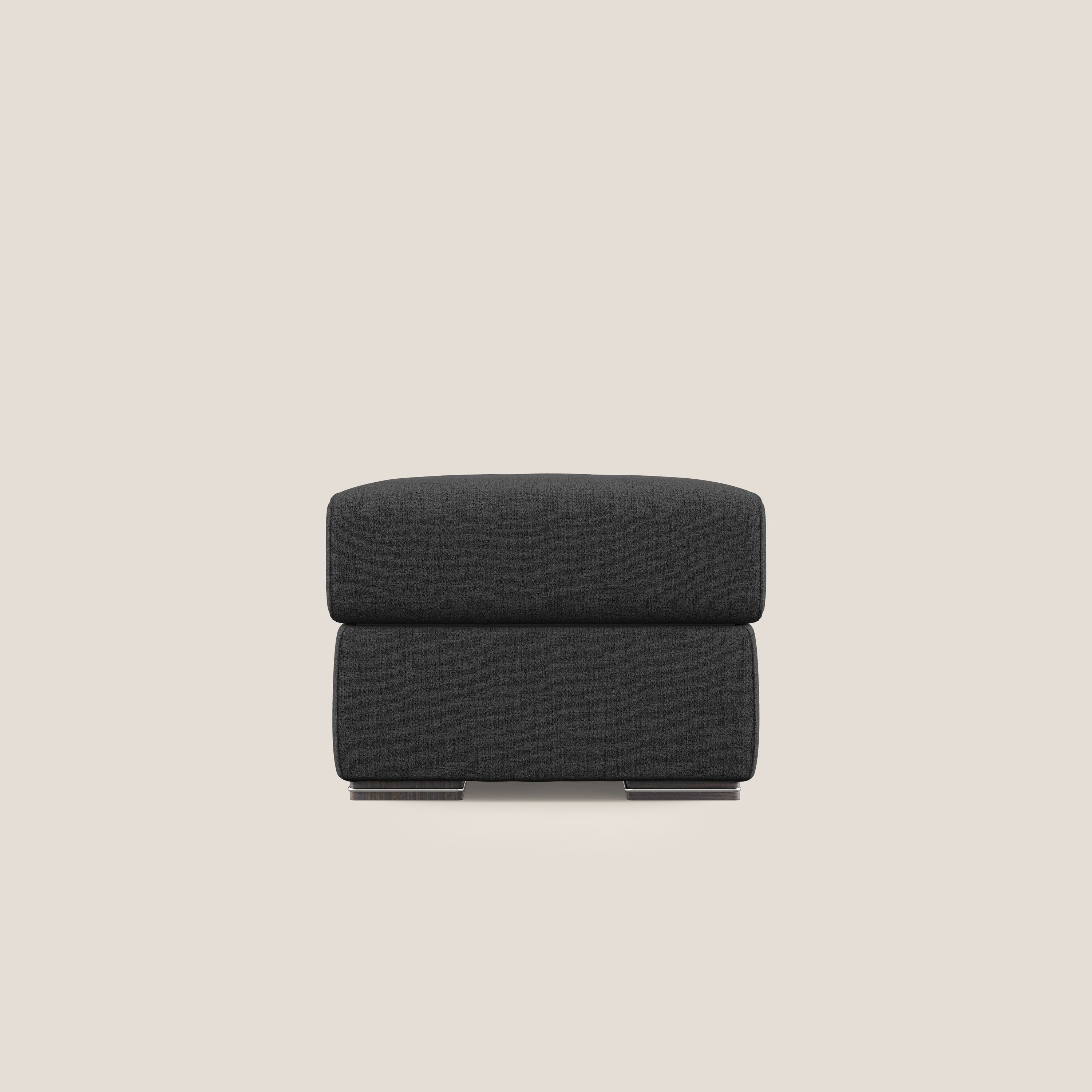 Sun pouf apribile contenitore in tessuto impermeabile fiammato T03 antracite - divani.store