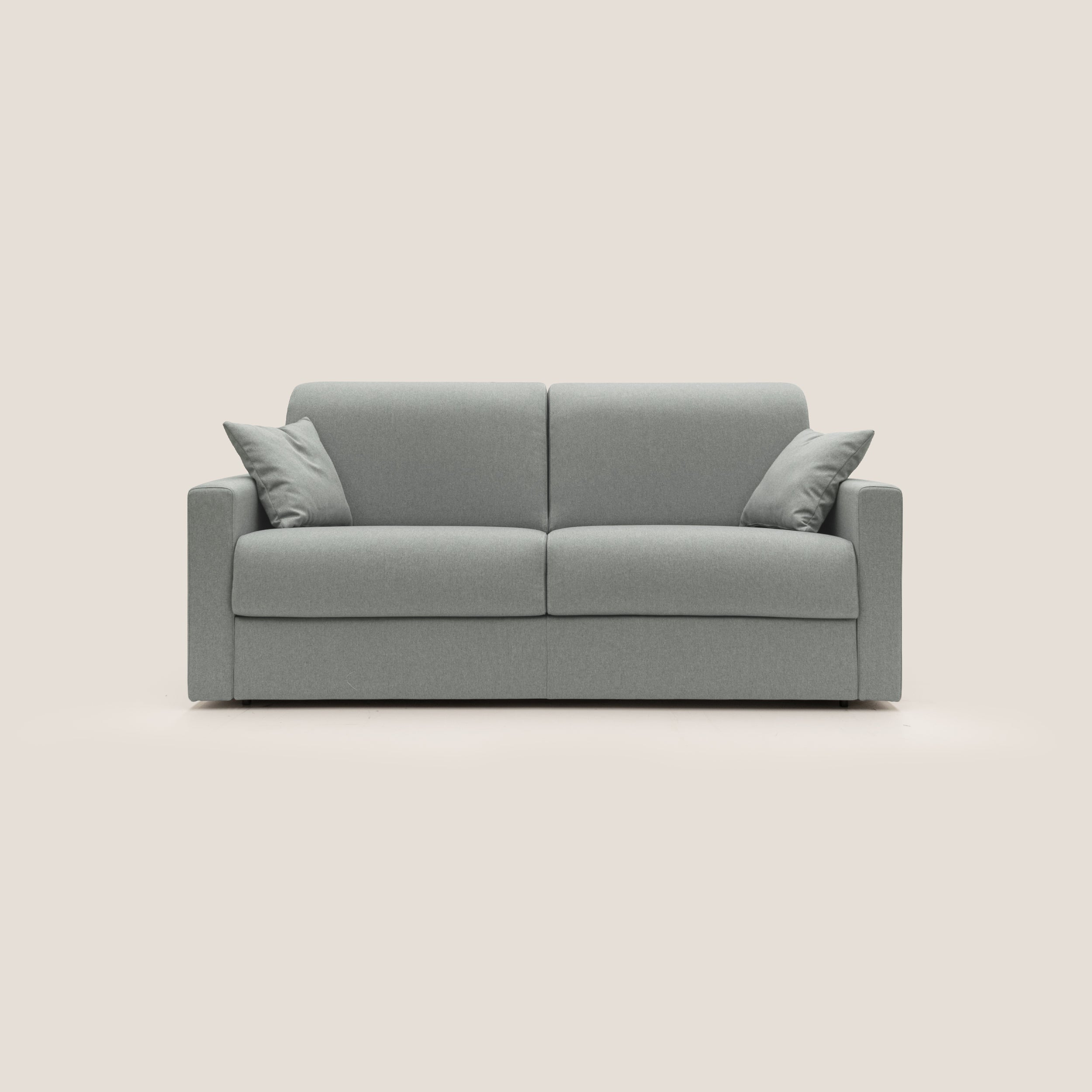 Chris Divano letto matrimoniale in tessuto impermeabile T13 grigio - divani.store