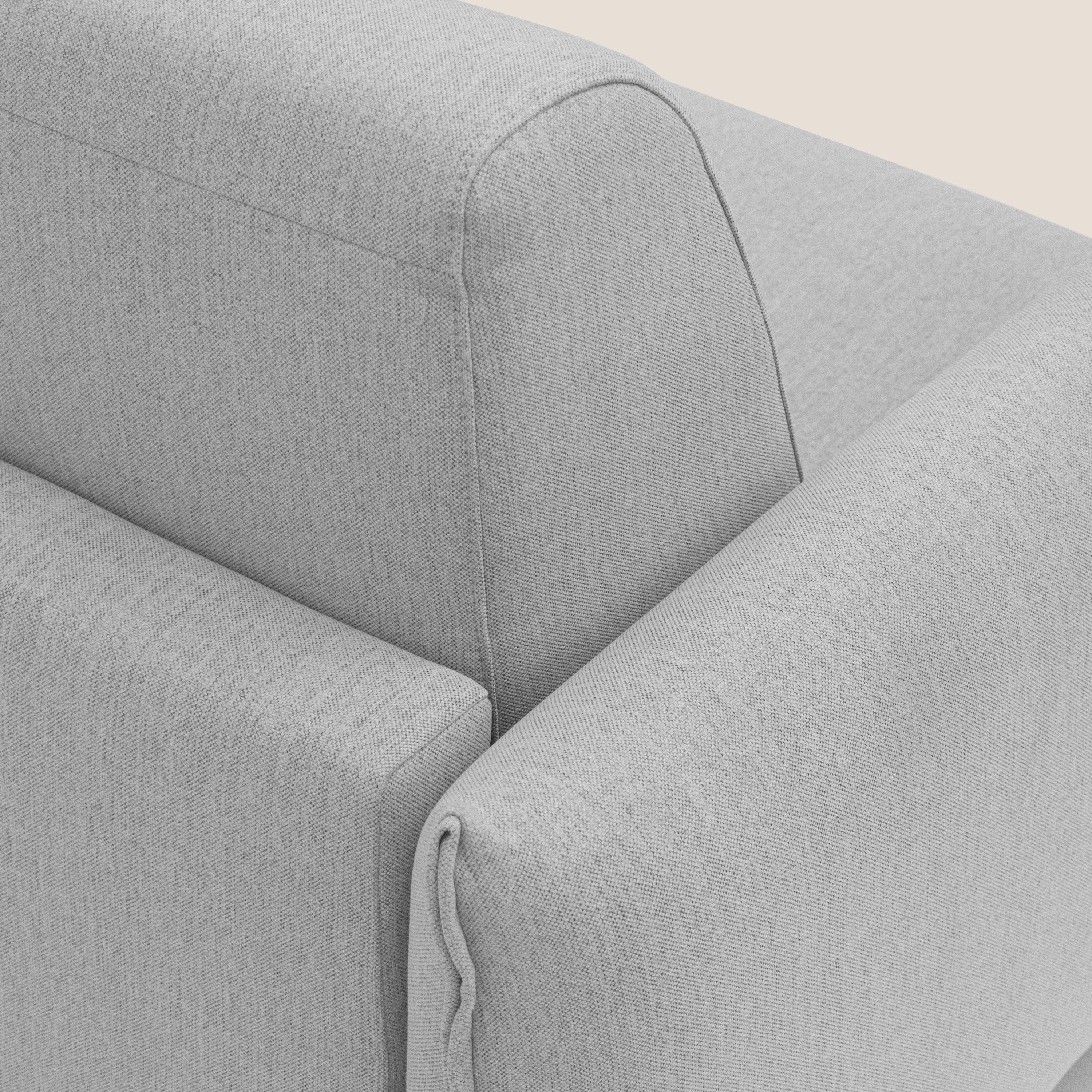 Scarlet divano letto in tessuto misto cotone impermeabile T19 grigio - divani.store