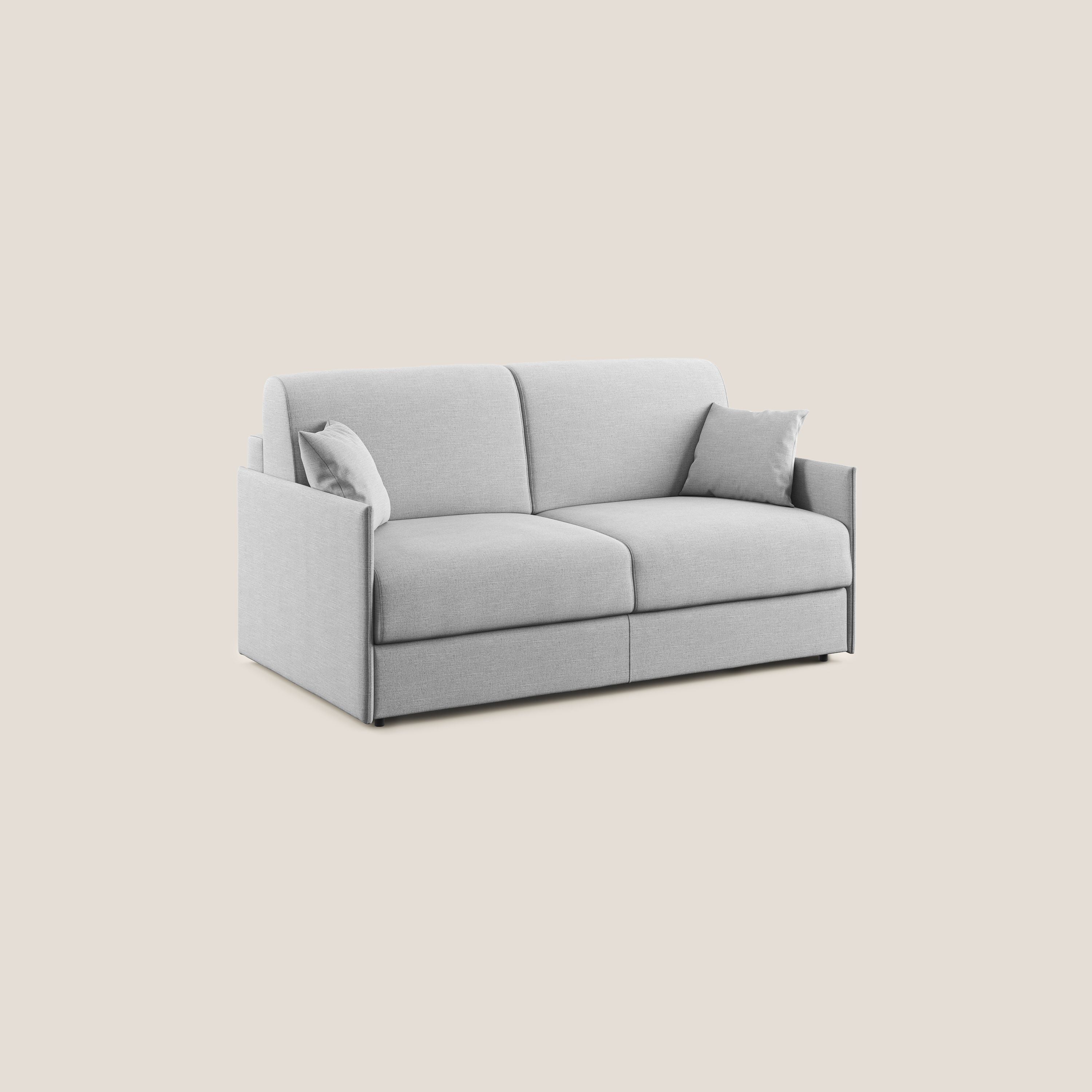 Evans Divano letto in tessuto Ecosostenibile grigio - divani.store