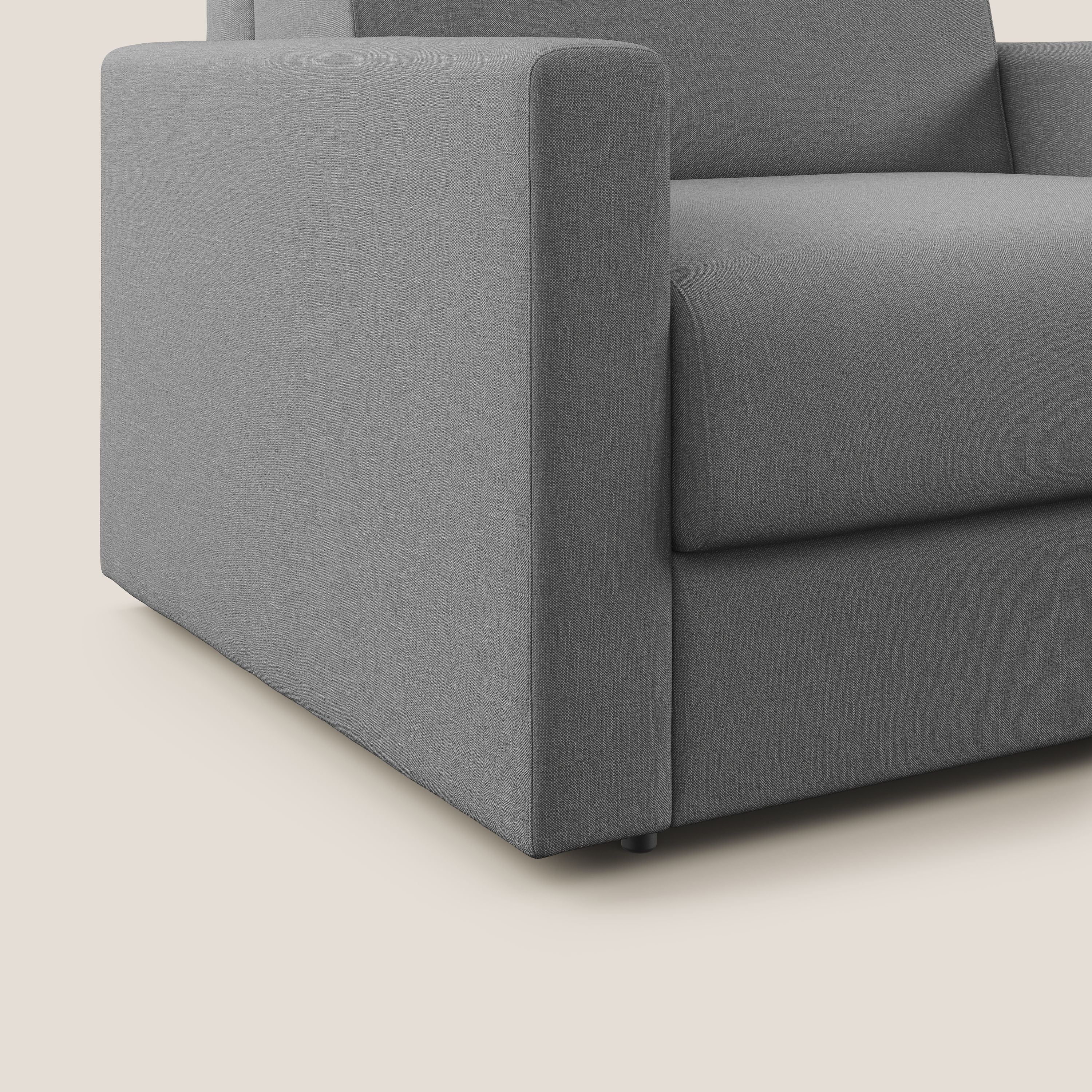Chris poltrona letto in tessuto impermeabile T13 grigio - divani.store