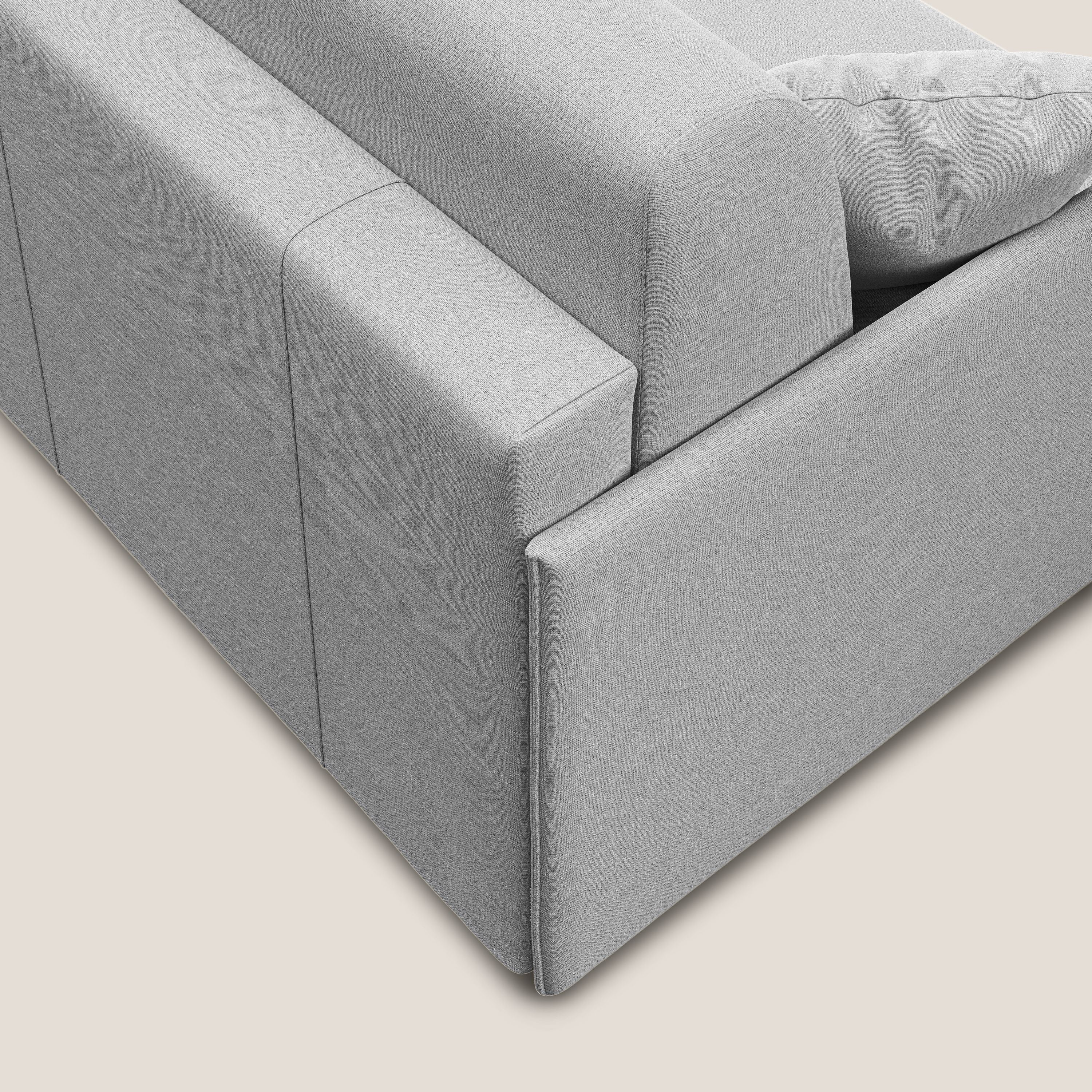 Evans Divano letto in tessuto Ecosostenibile grigio - divani.store