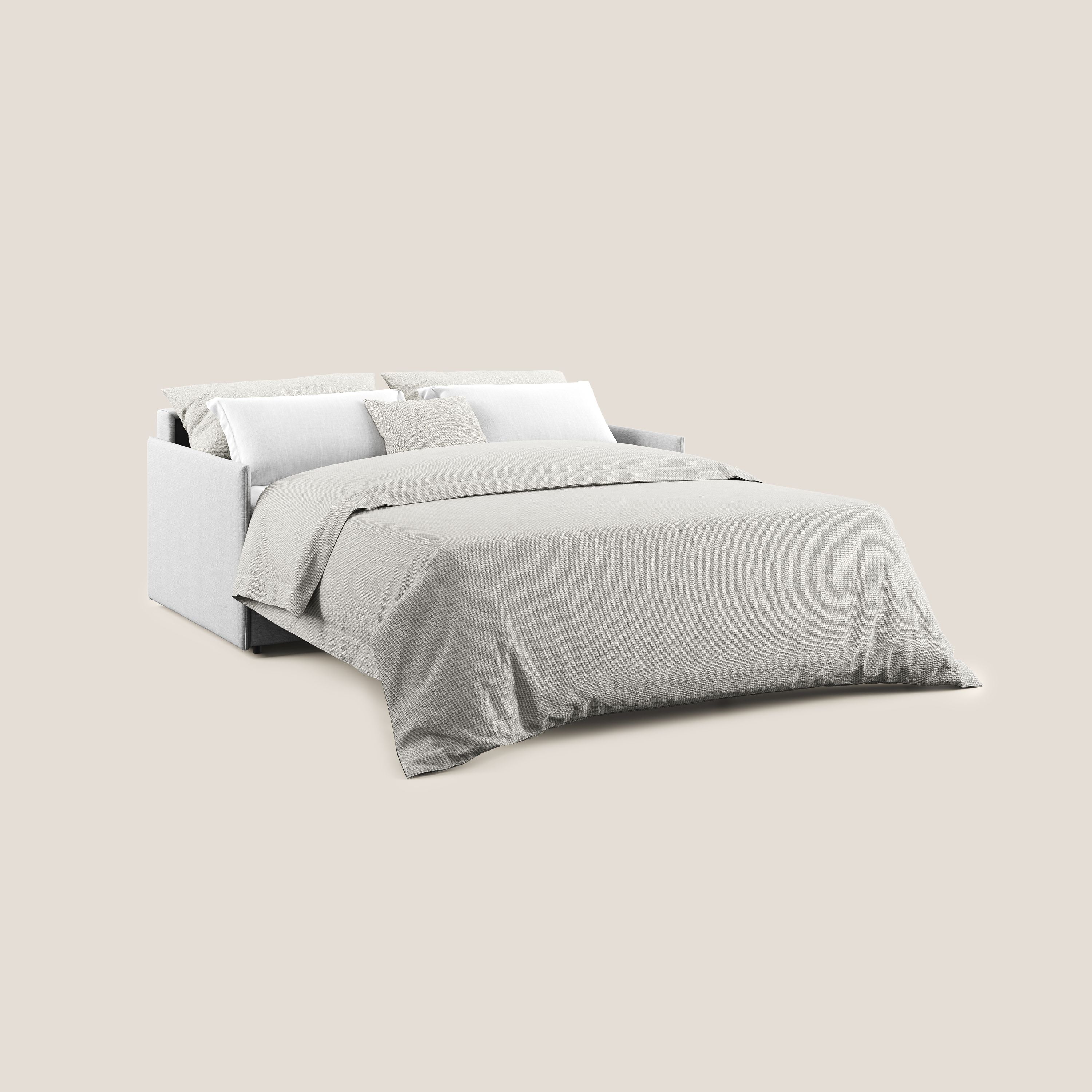 Evans Divano letto in tessuto Ecosostenibile grigio - divani.store