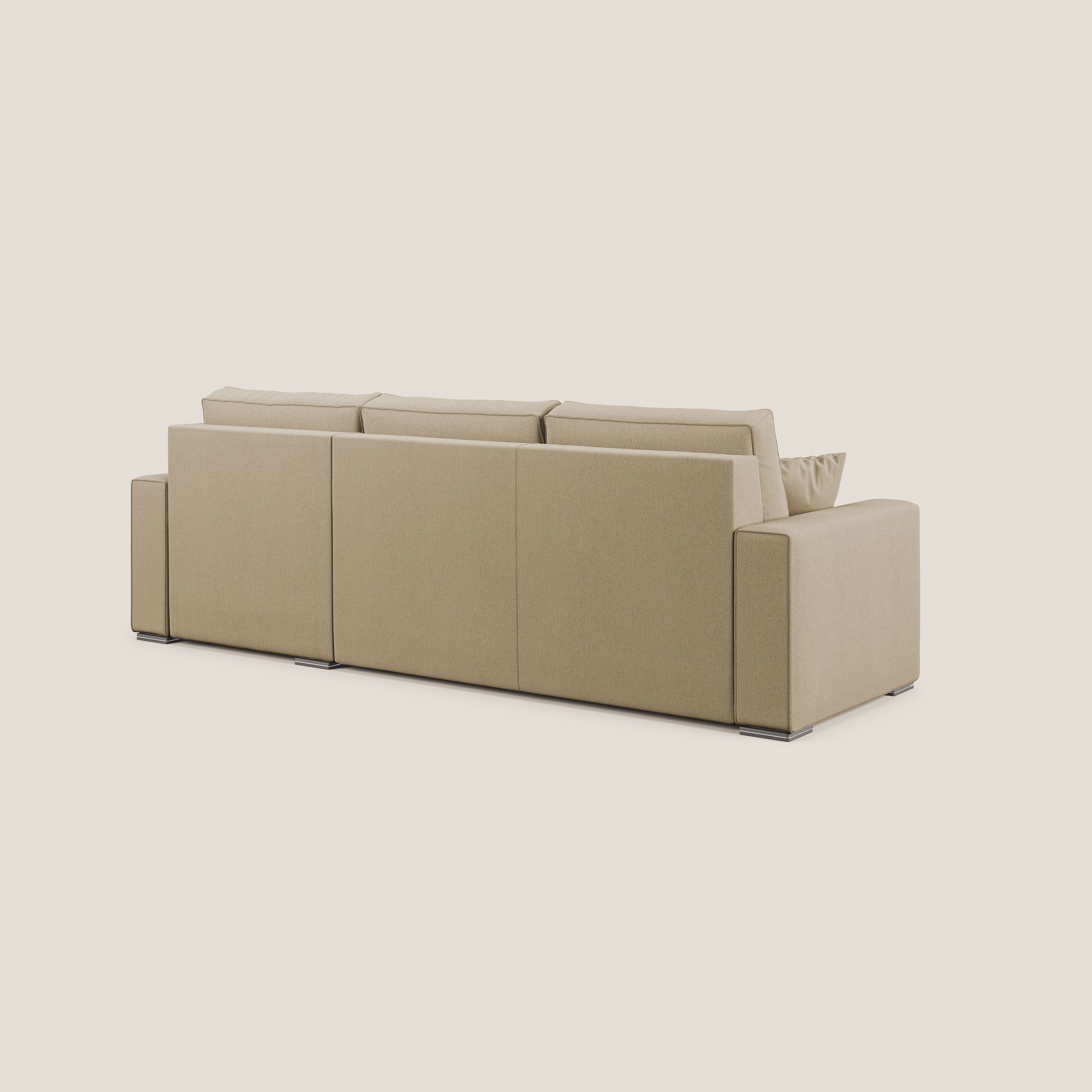 Dream Divano letto angolare in tessuto smacchiabile T05 beige - divani.store