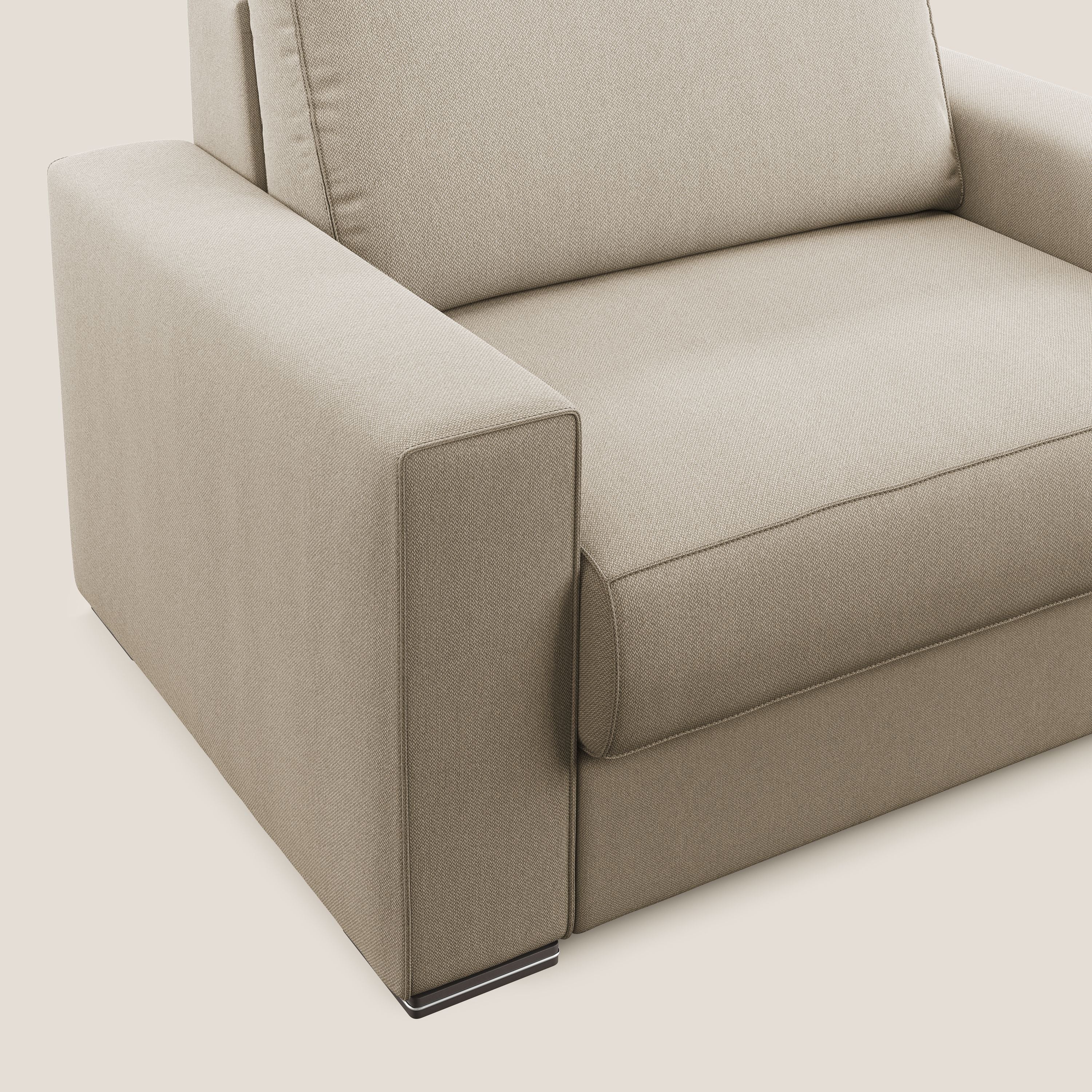 Dream poltrona letto in tessuto smacchiabile T05 beige - divani.store