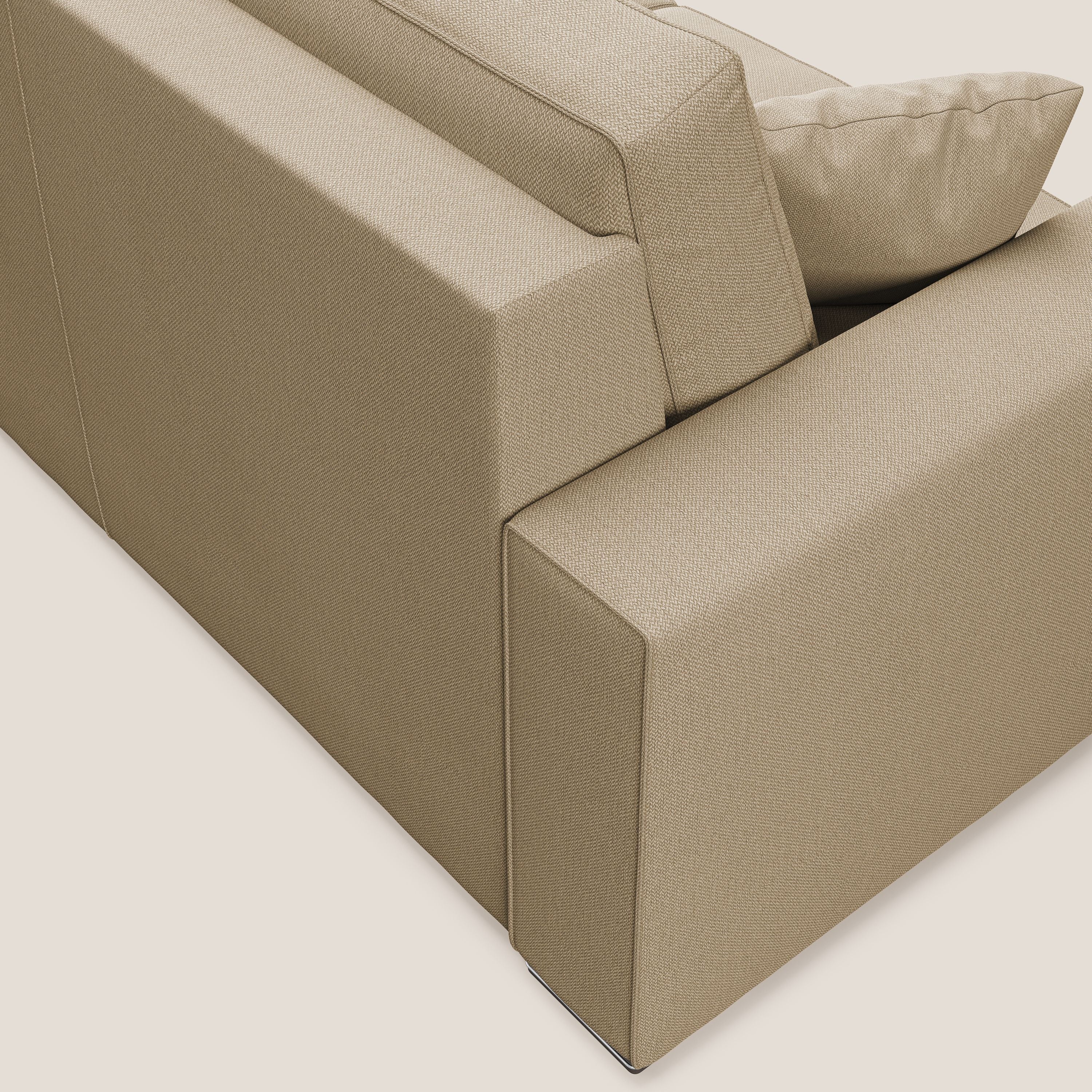 Dream Divano letto angolare in tessuto smacchiabile T05 beige - divani.store