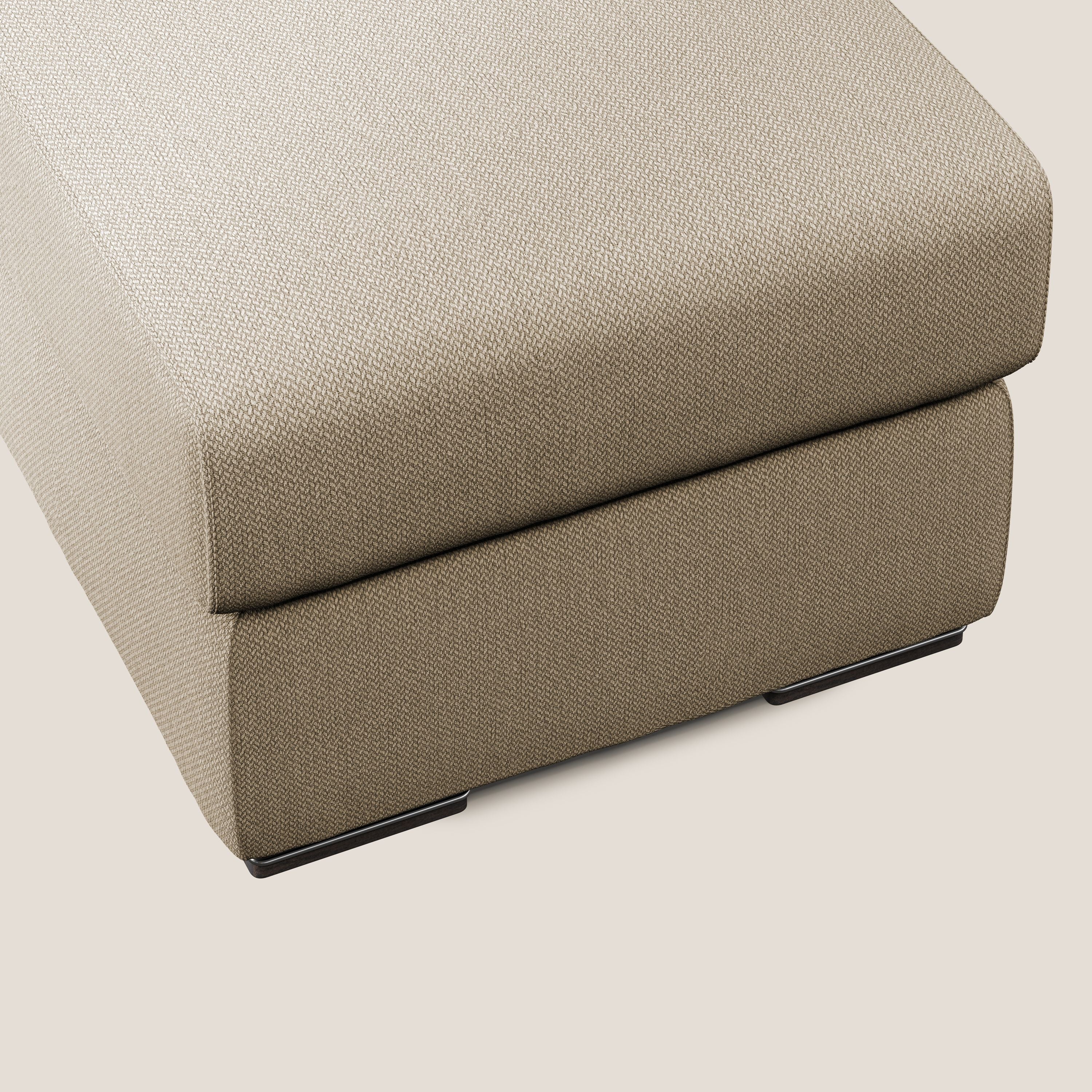 Sun pouf apribile contenitore in tessuto smacchiabile ad acqua T05 beige - divani.store