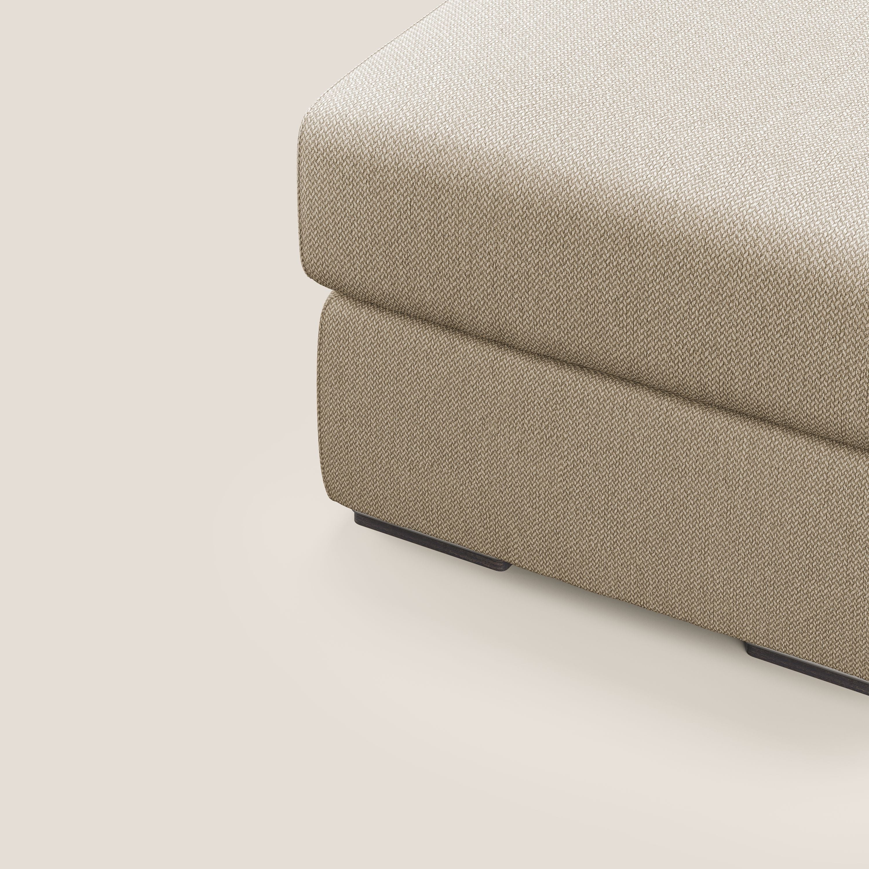 Sun pouf apribile contenitore in tessuto smacchiabile ad acqua T05 beige - divani.store