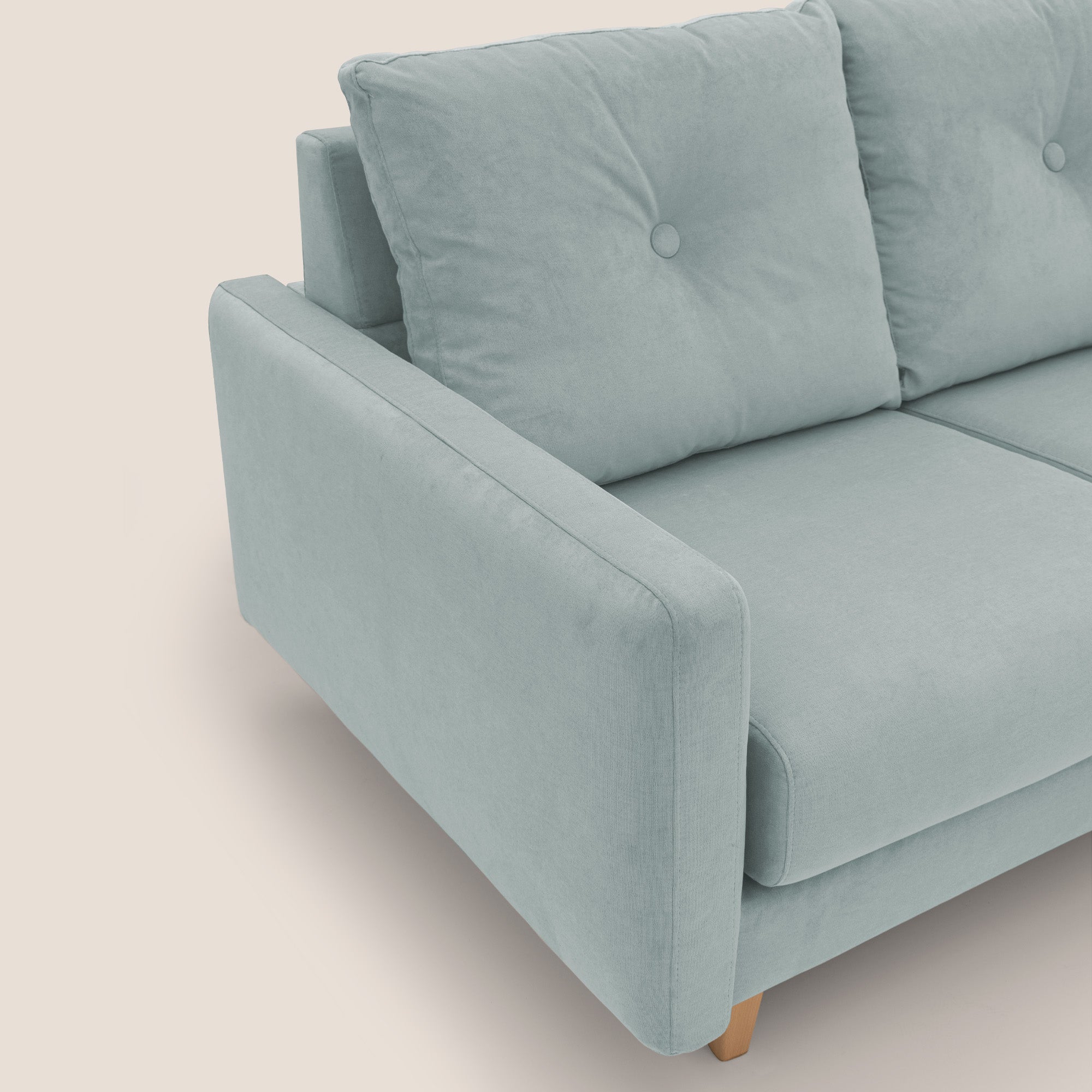 Matisse divano con sedute allungabili e schienali in piuma d'oca in tessuto smacchiabile T17 - divani.store