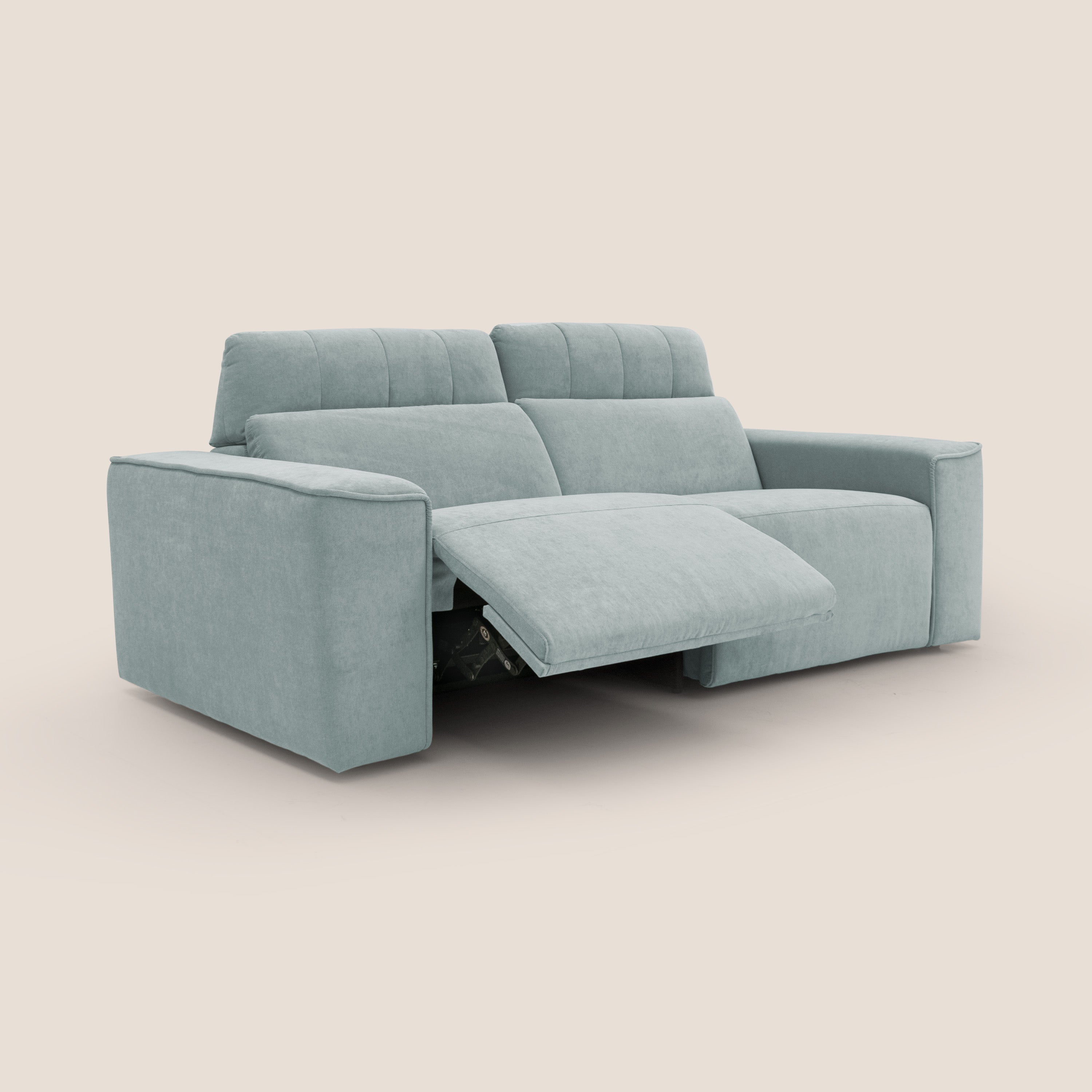 Clark Divano modulare con opzione relax elettrico in tessuto smacchiabile impermeabile T17 - divani.store