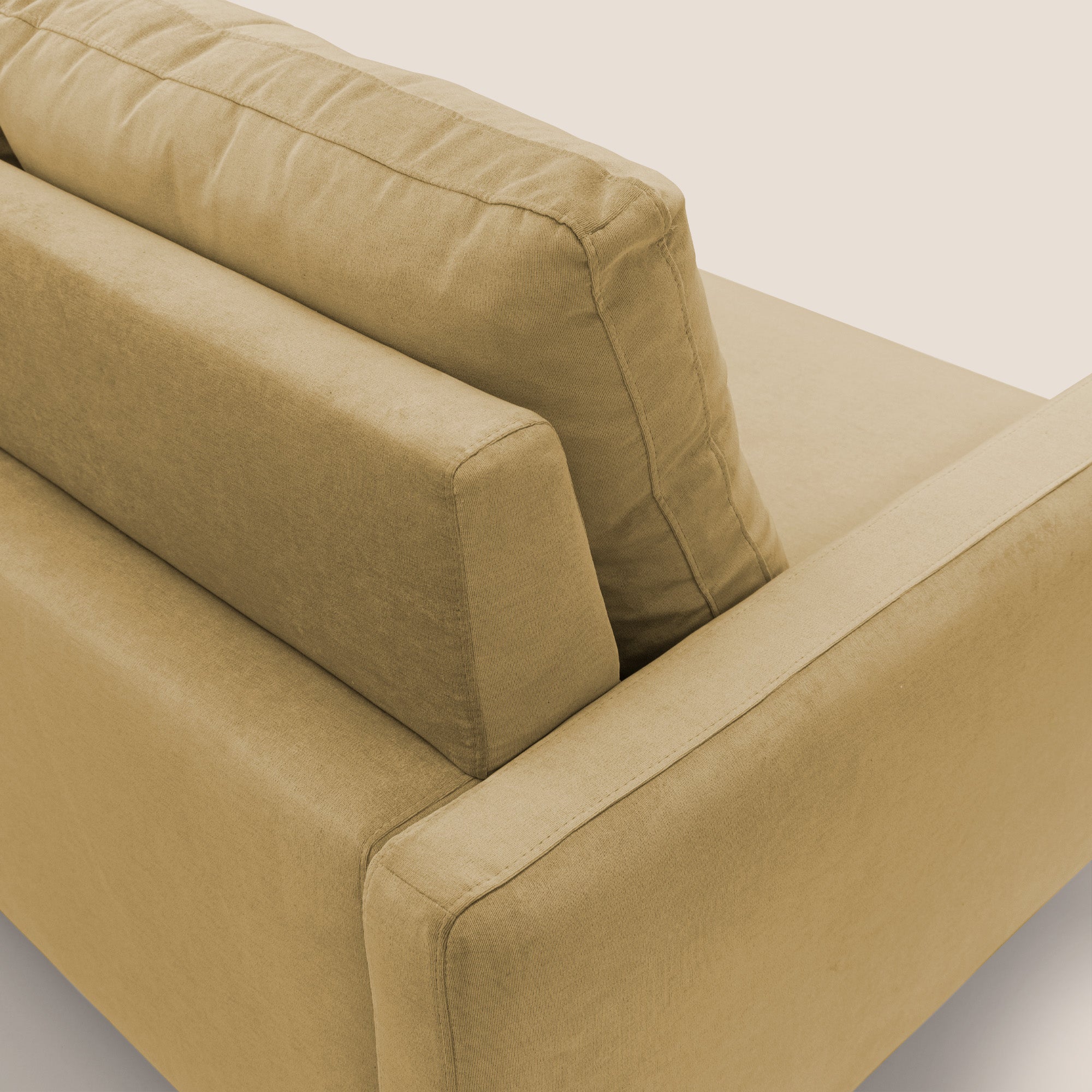 Matisse Divano angolare con sedute scorrevoli in tessuto morbido smacchiabile T17 - divani.store