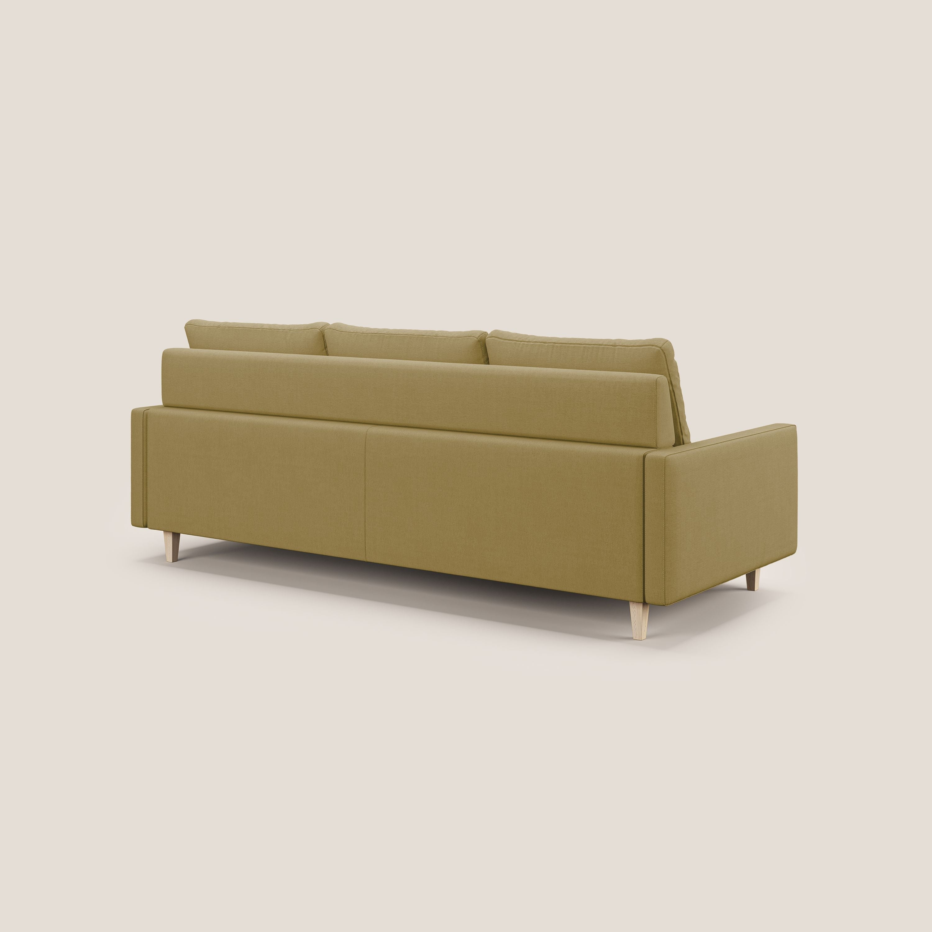 Matisse Divano angolare con sedute scorrevoli in tessuto morbido smacchiabile T17 - divani.store