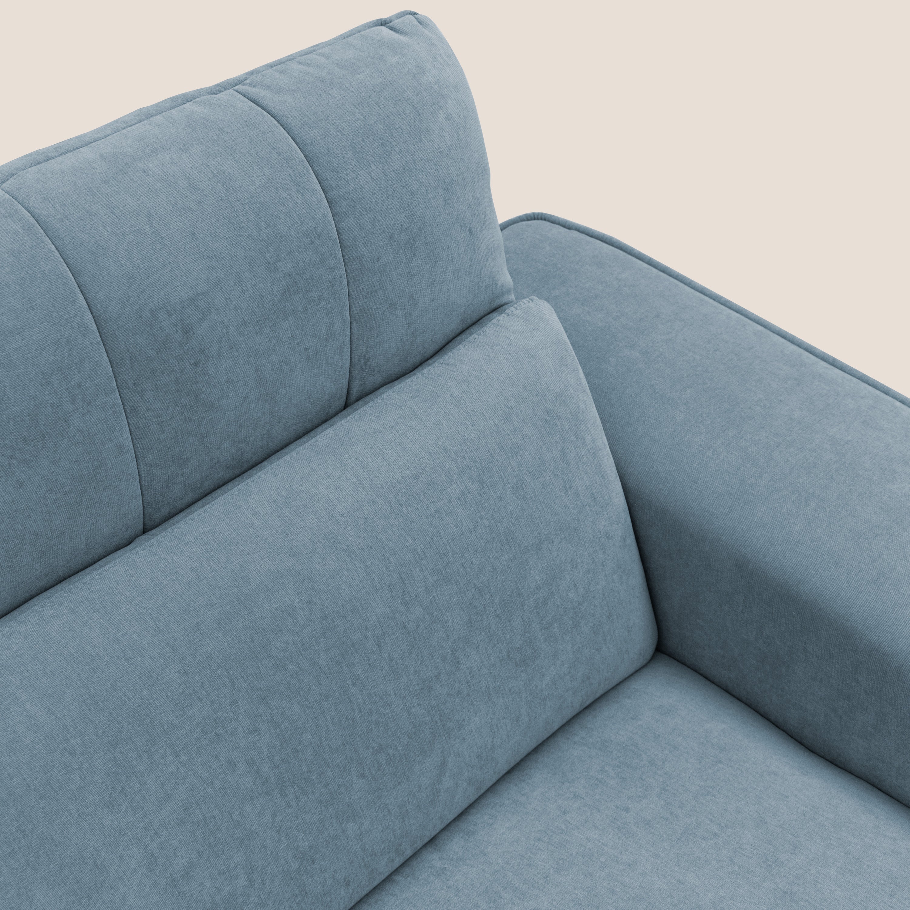 Clark Divano modulare con opzione relax elettrico in tessuto smacchiabile impermeabile T17 carta da zucchero - divani.store