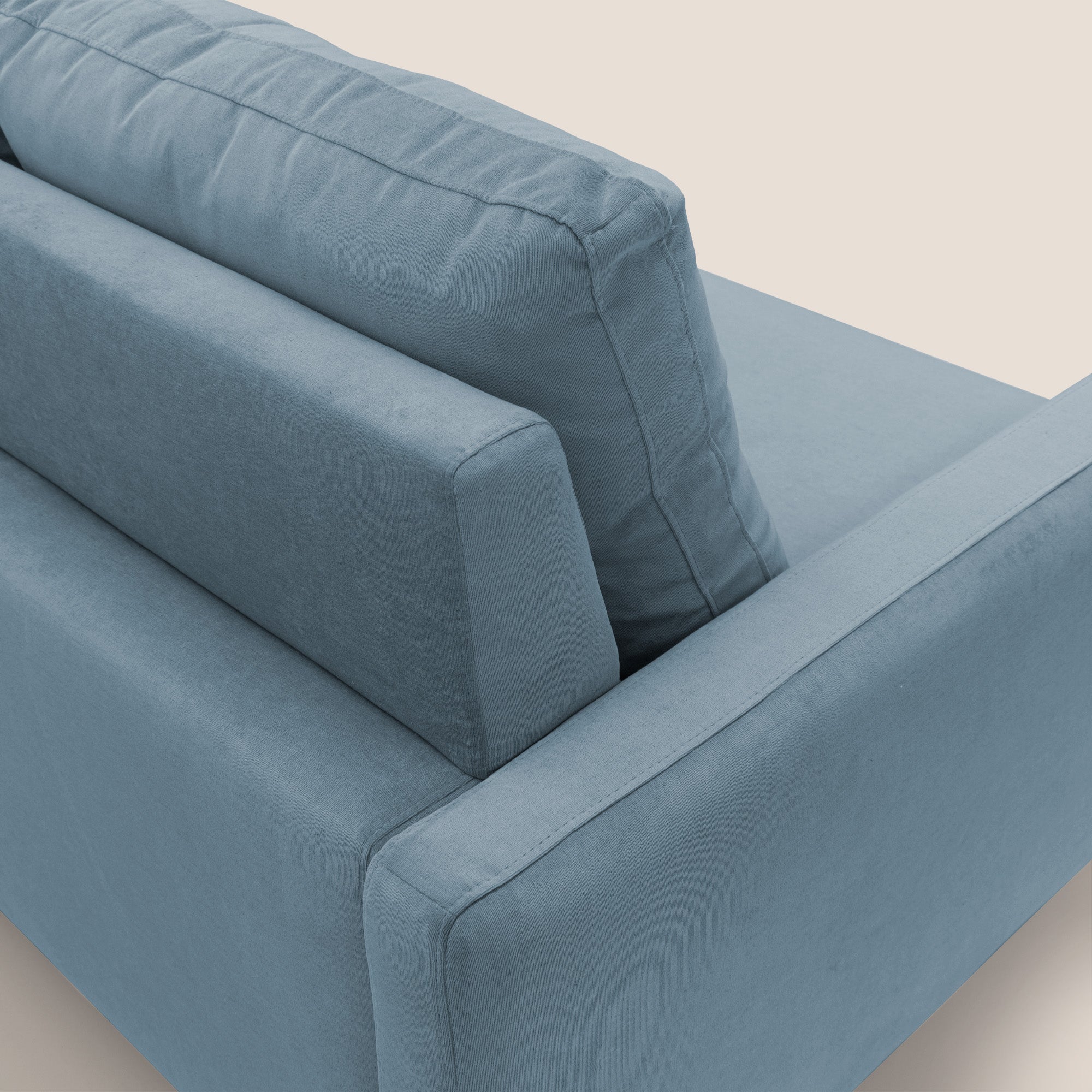 Matisse Divano angolare con sedute scorrevoli in tessuto morbido smacchiabile T17 - divani.store