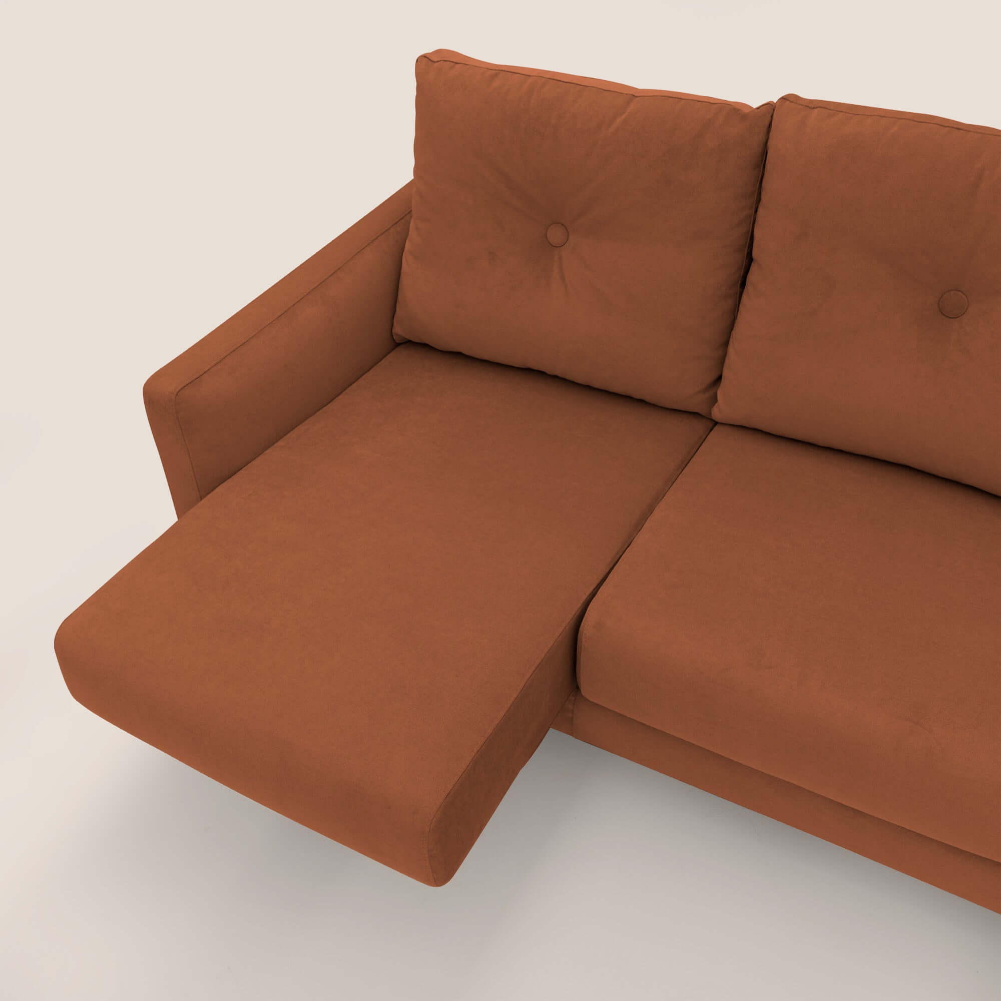 Matisse Divano angolare con sedute scorrevoli in tessuto morbido smacchiabile T17 - divani.store