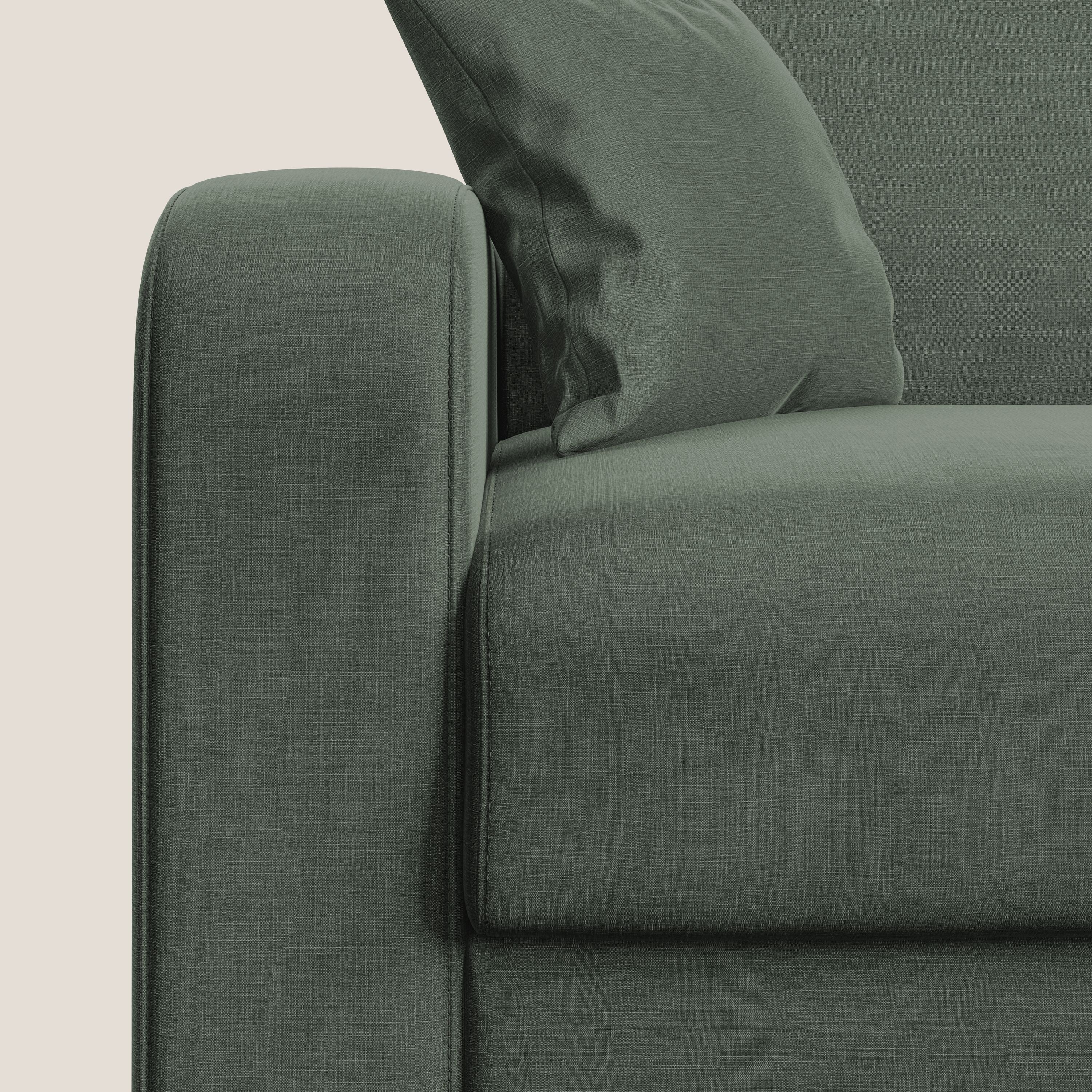 Lebron Divano letto matrimoniale in velluto morbido T01 verde - divani.store