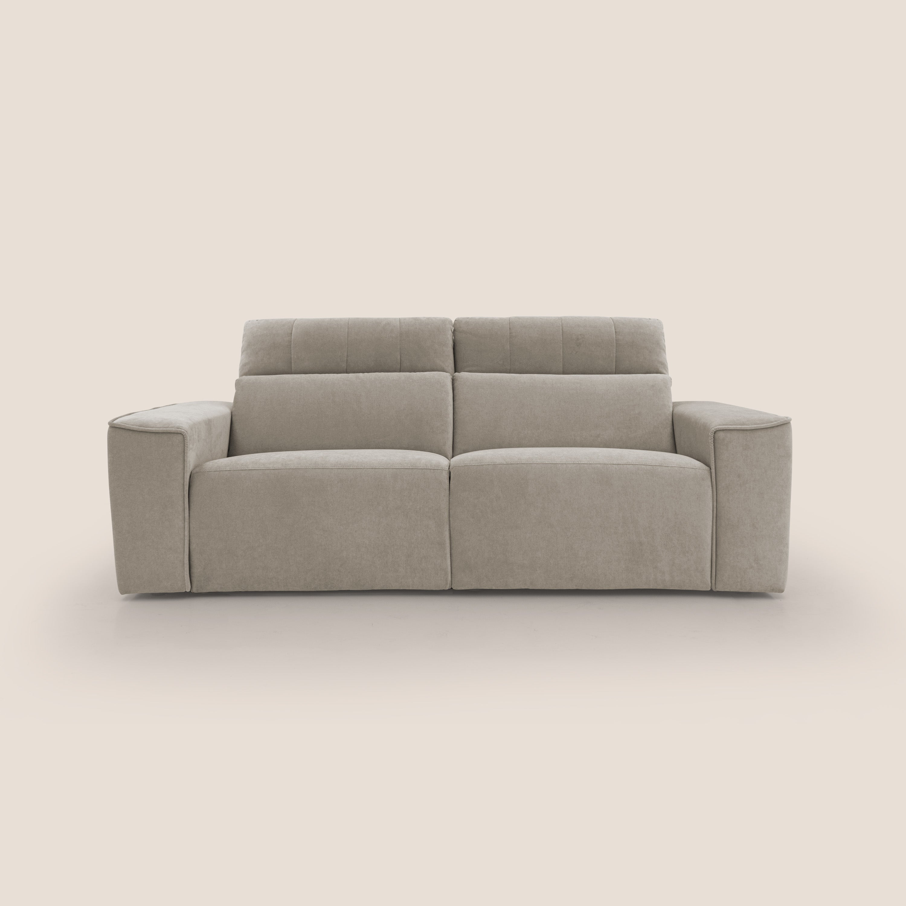 Clark Divano modulare con opzione relax elettrico in tessuto smacchiabile impermeabile T17 - divani.store