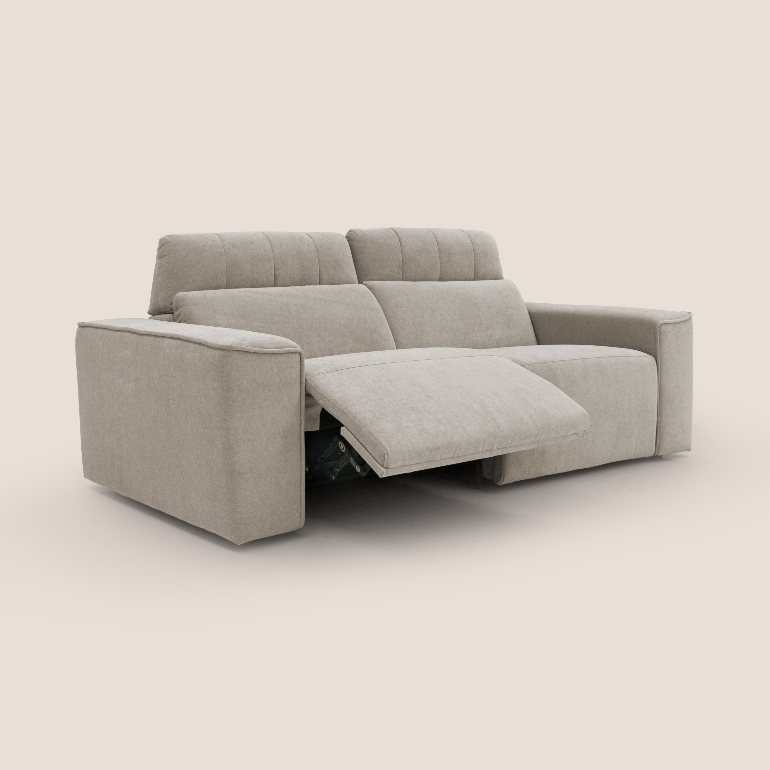 Clark Divano modulare con opzione relax elettrico in tessuto smacchiabile impermeabile T17 - divani.store