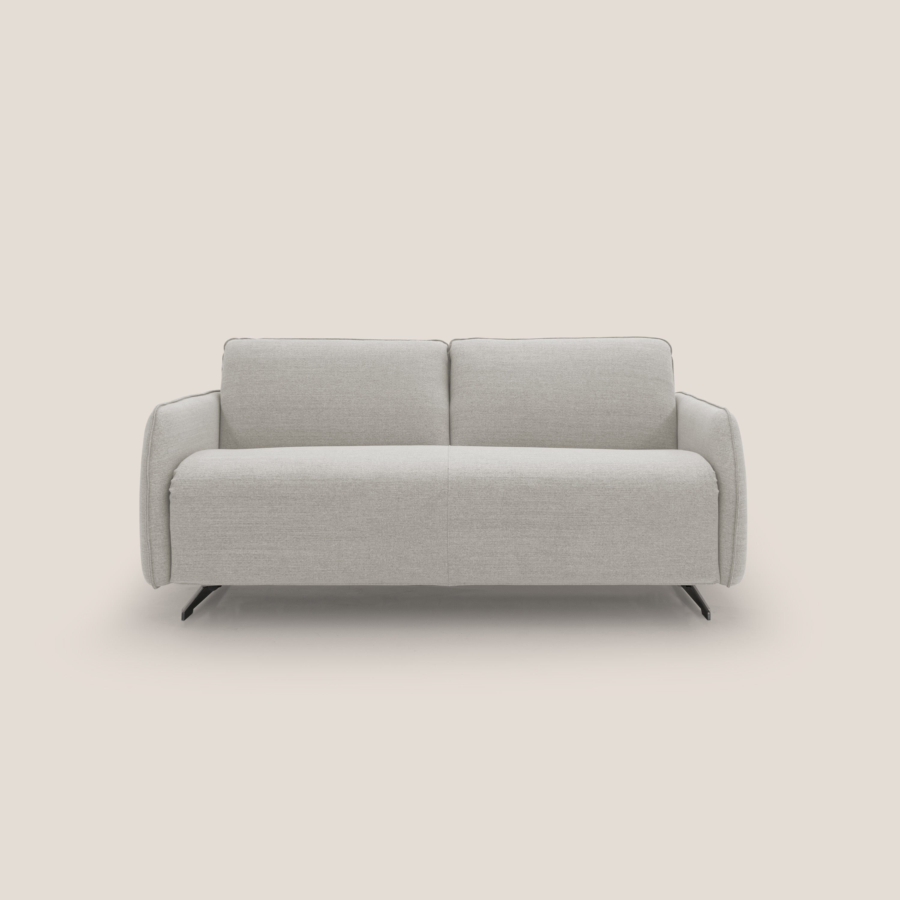 Texas Divano letto matrimoniale moderno in tessuto impermeabile T19 panna - divani.store