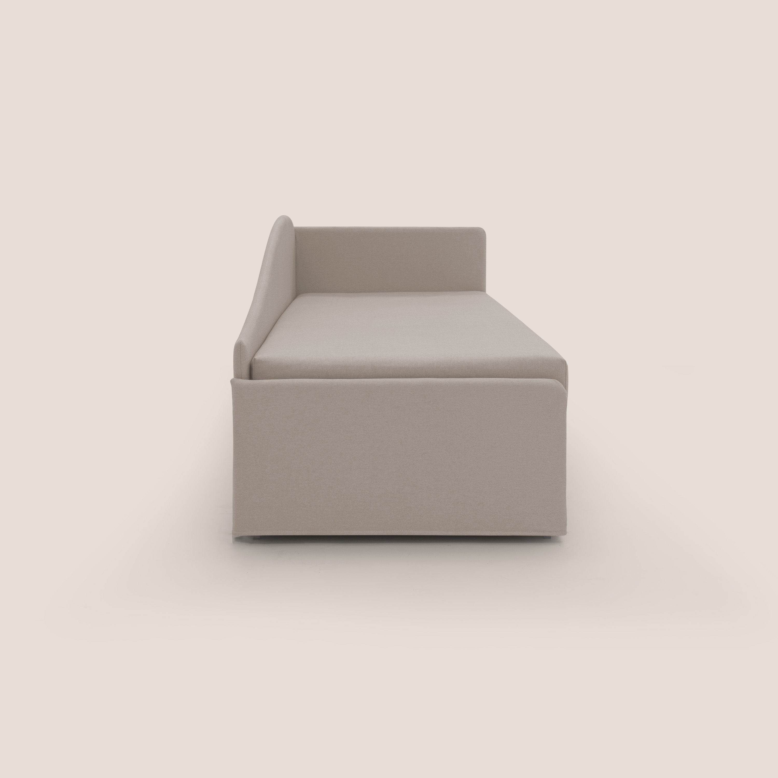 Nolo Divano duplex con doppio letto in tessuto simil cotone impermeabile T13 panna - divani.store