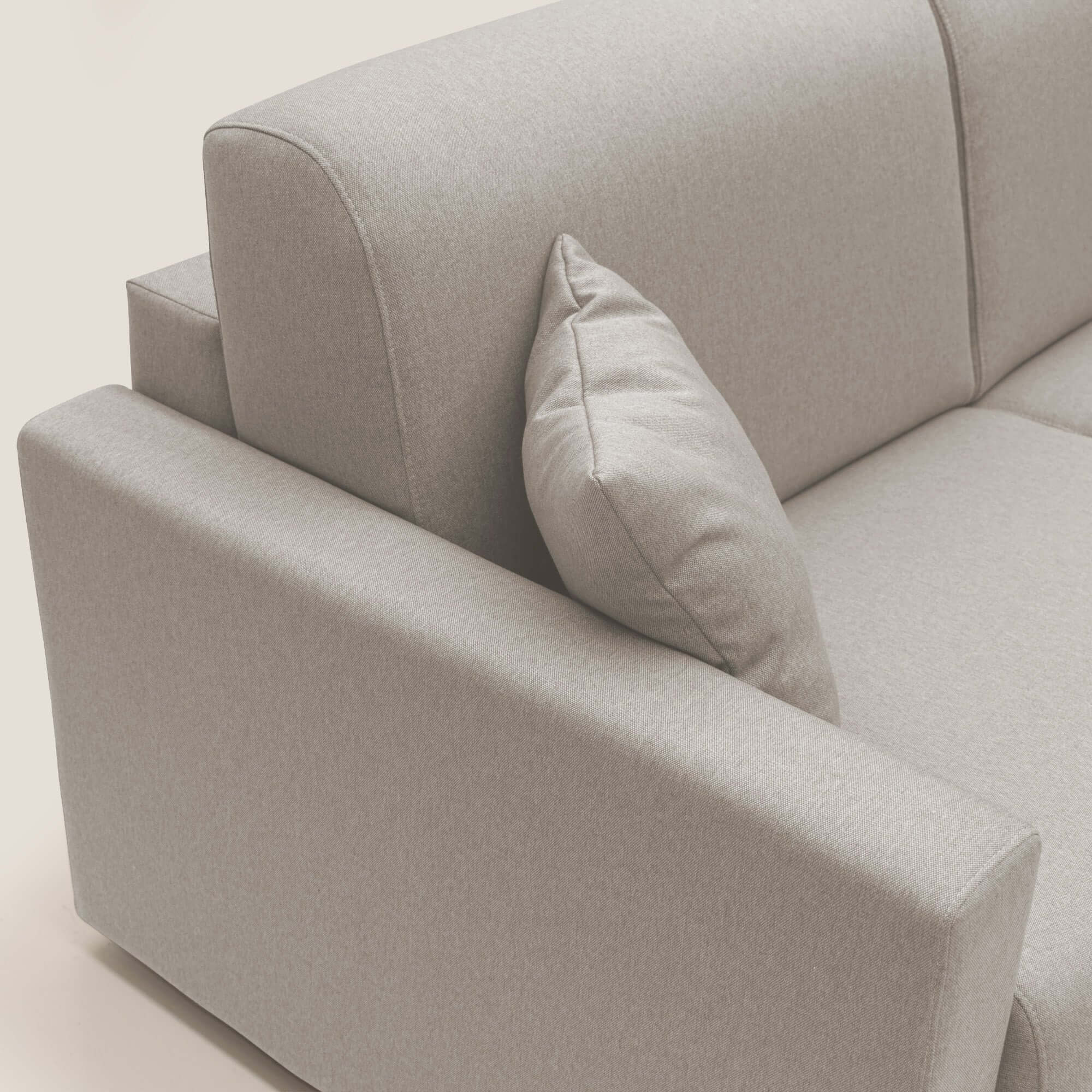 Chris Divano letto matrimoniale in tessuto impermeabile T13 panna - divani.store