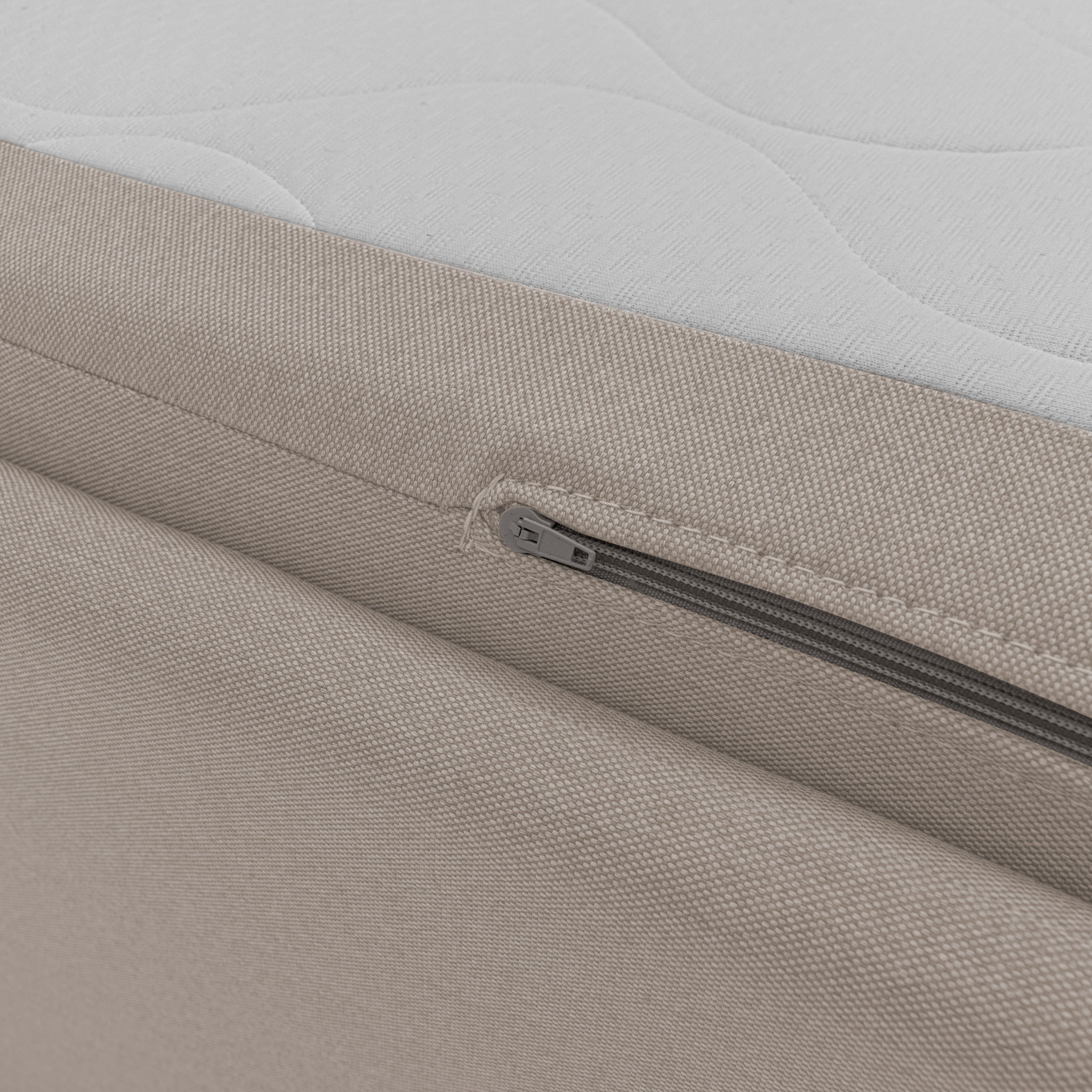 Nolo Divano duplex con doppio letto in tessuto simil cotone impermeabile T13 panna - divani.store