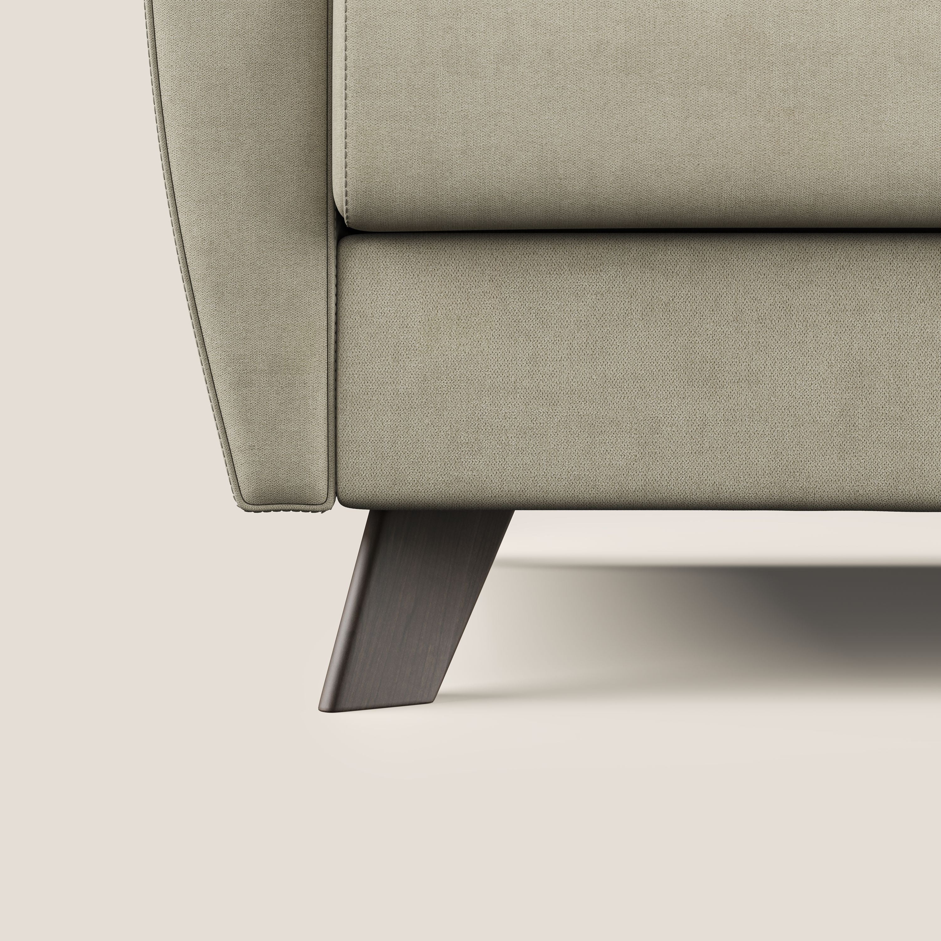 Callisto Divano letto matrimoniale in tessuto morbido impermeabile T02 panna - divani.store