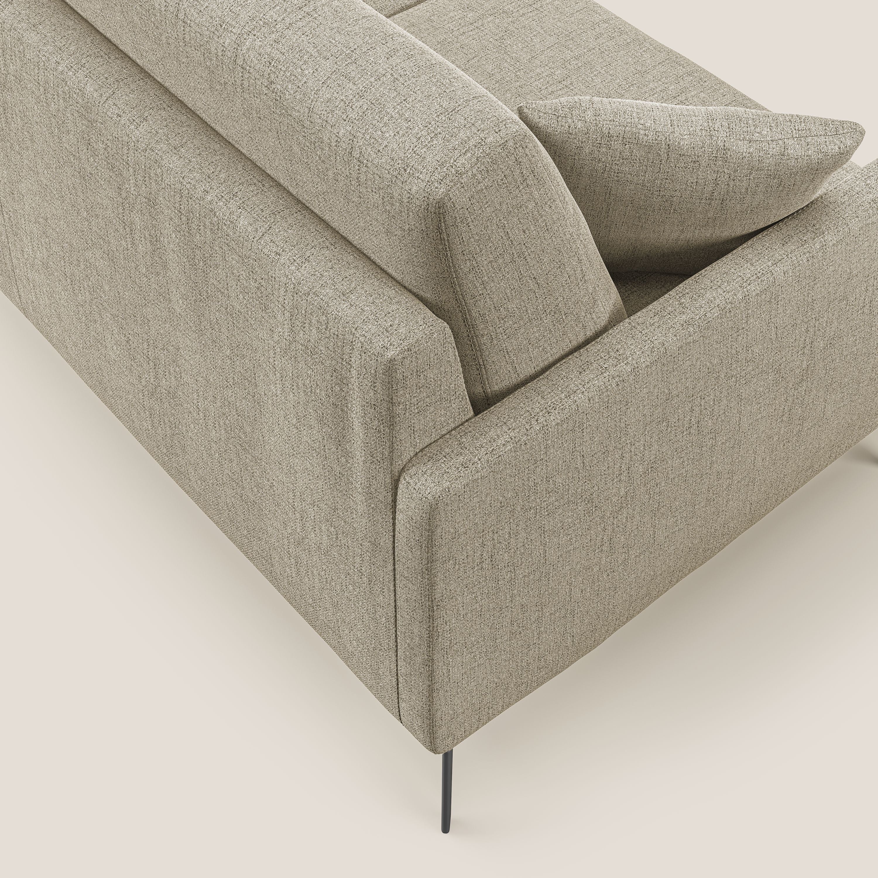 Saturno divano moderno in tessuto morbido impermeabile T03 beige - divani.store