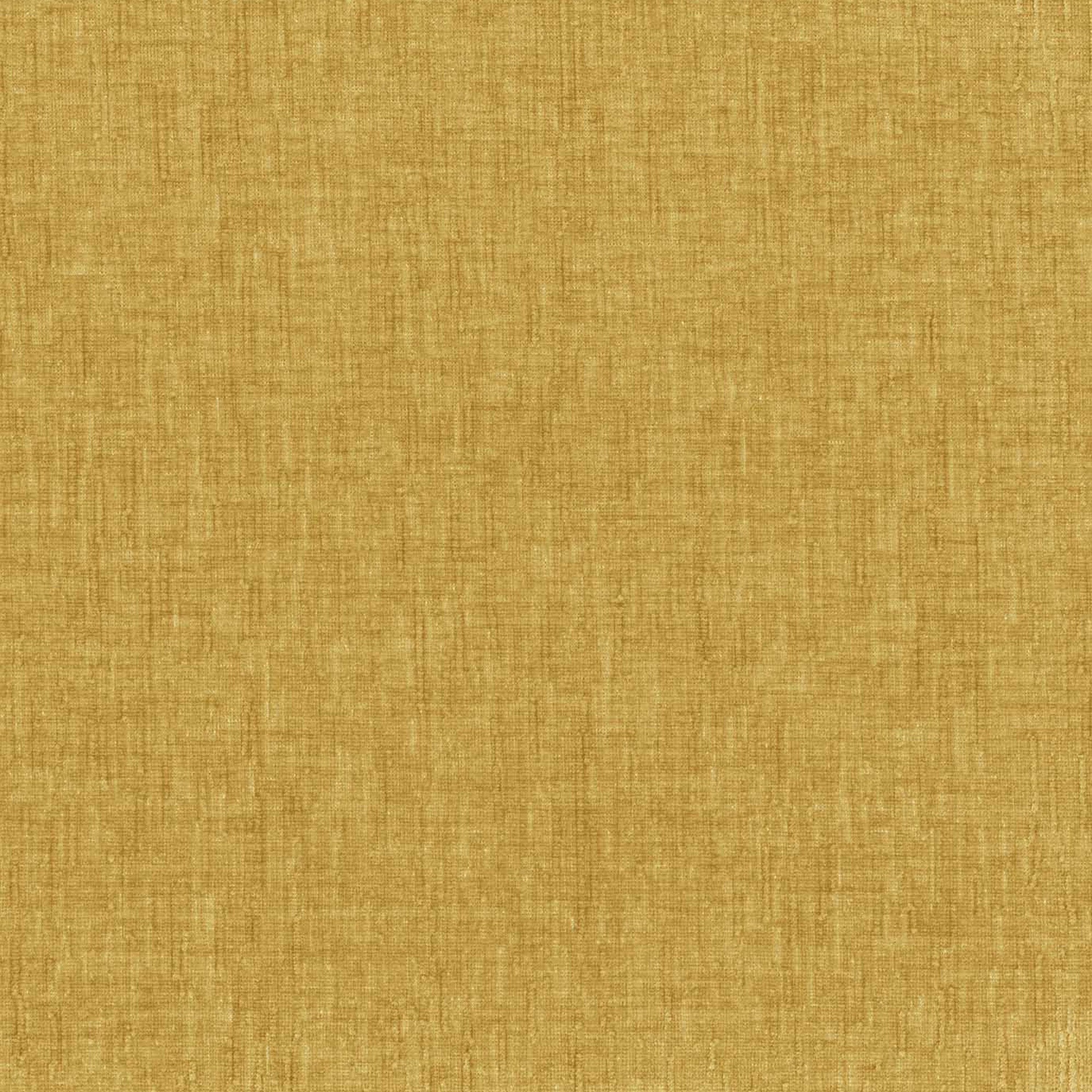 Un primo piano del tessuto Personalizzazione in T24 di Divani.Store mostra una trama intrecciata di colore giallo oro, con sottili motivi a tratteggio e linee di filo visibili, che creano un aspetto caldo, rustico e morbido.