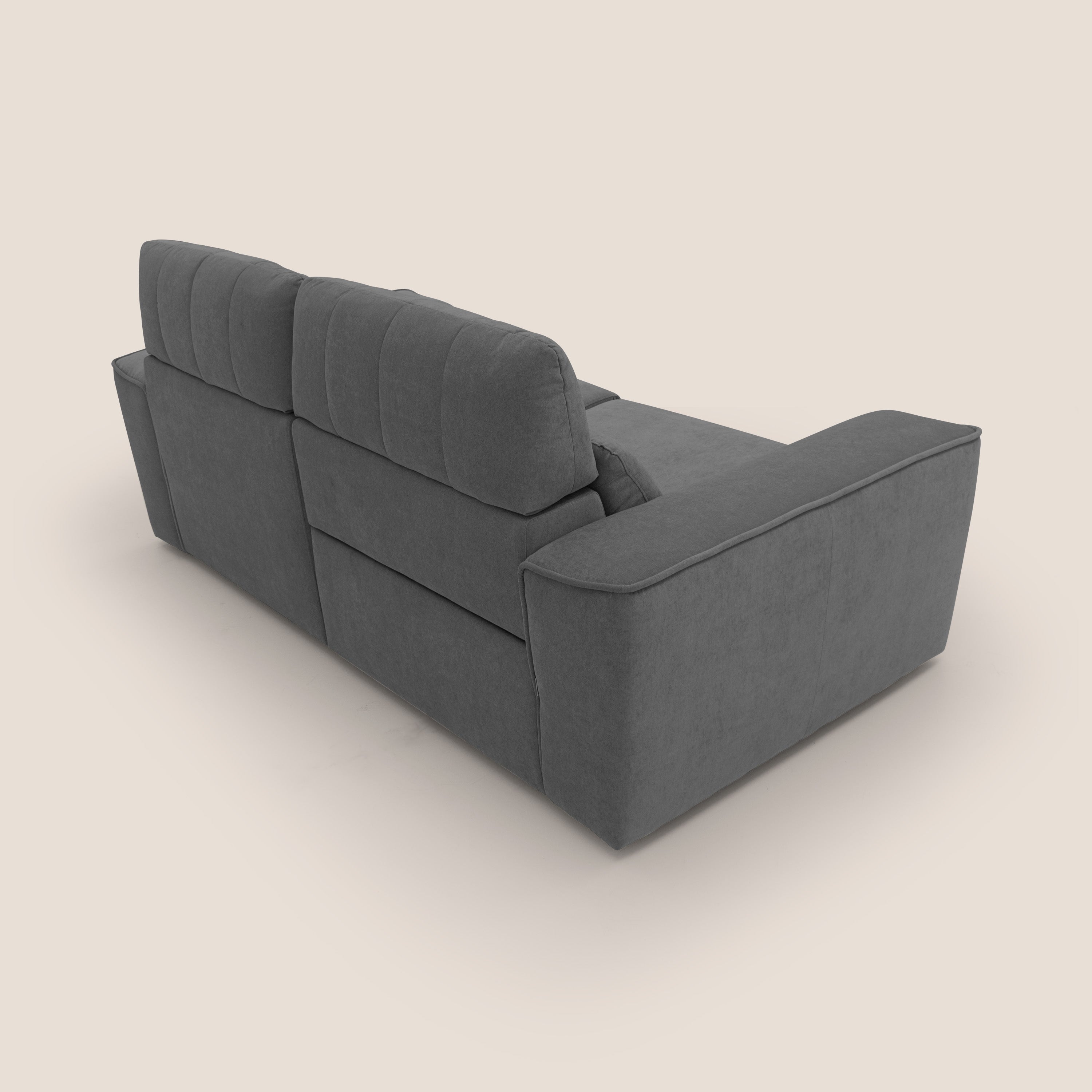 Clark Divano modulare con opzione relax elettrico in tessuto smacchiabile impermeabile T17 antracite - divani.store