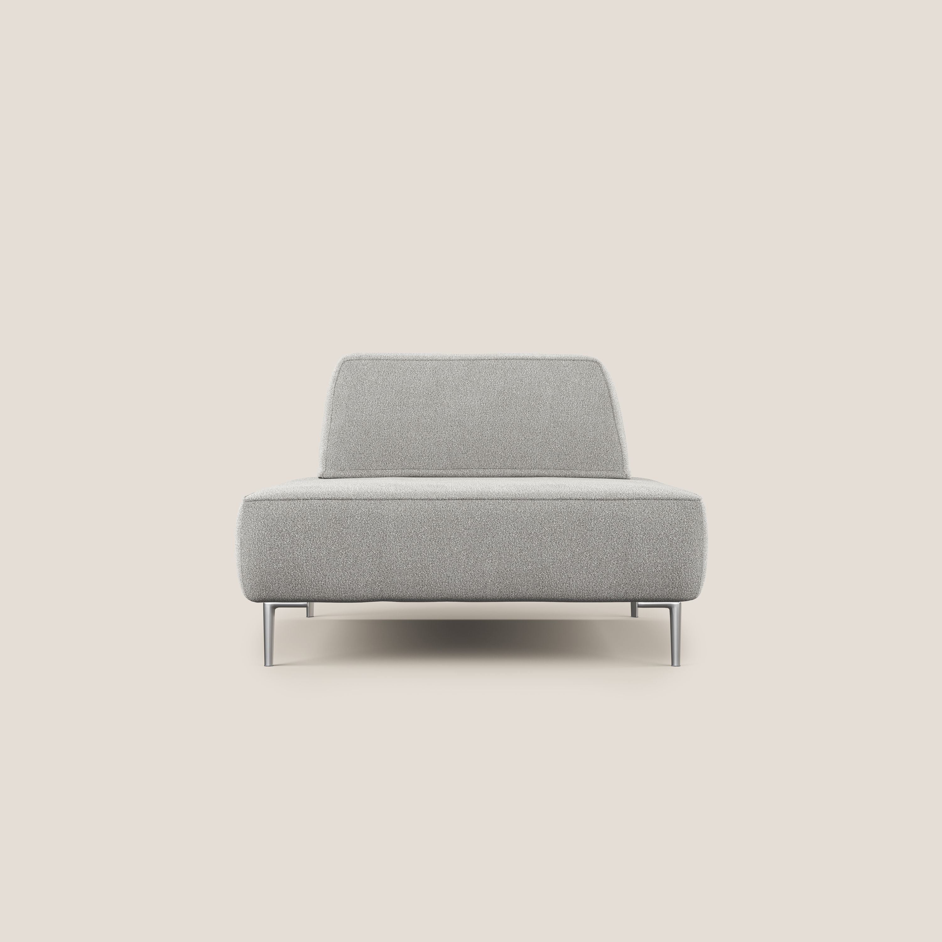 Newton poltrona modulare con schienali movibili T07 grigio - divani.store