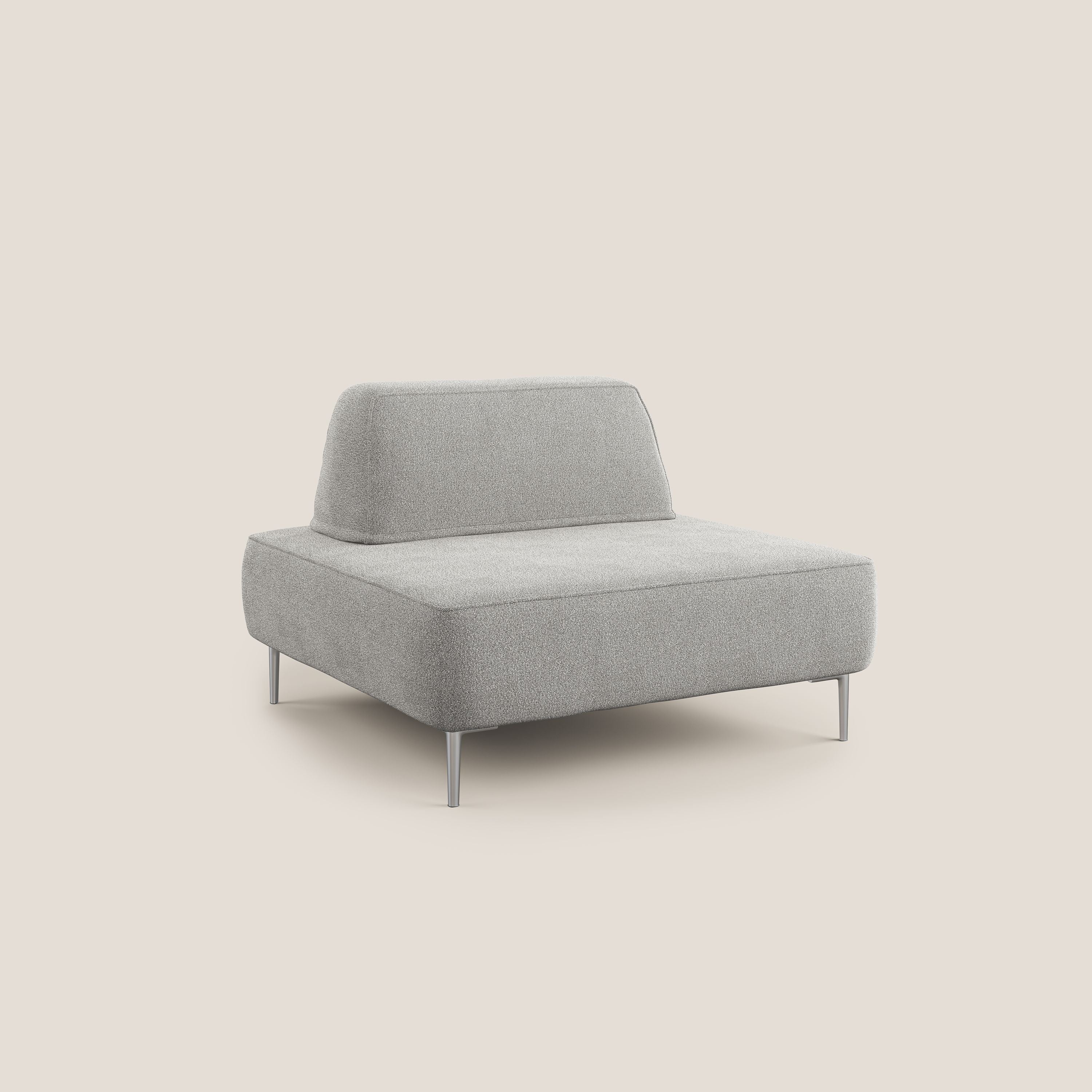 Newton poltrona modulare con schienali movibili T07 grigio - divani.store