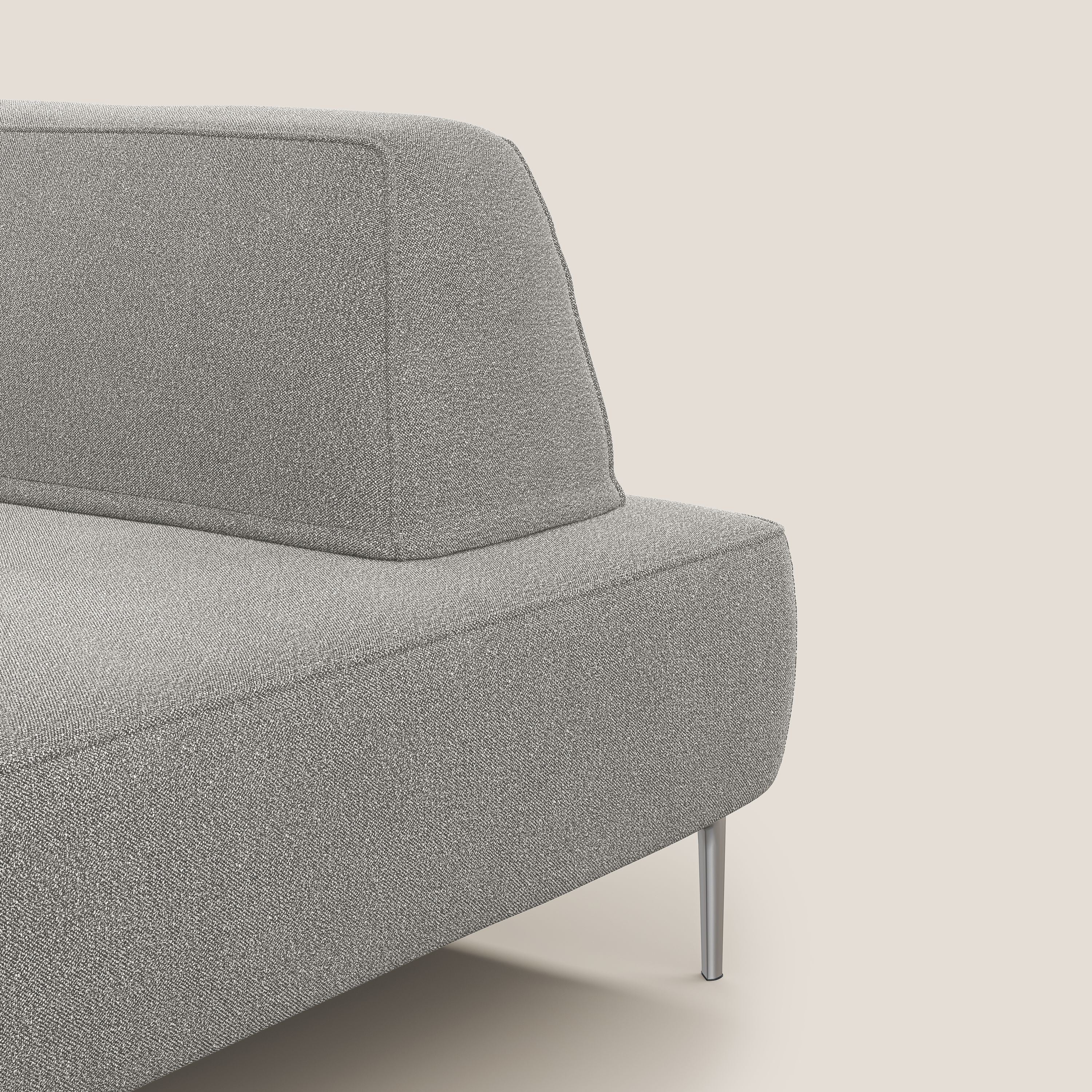 Newton poltrona modulare con schienali movibili T07 grigio - divani.store