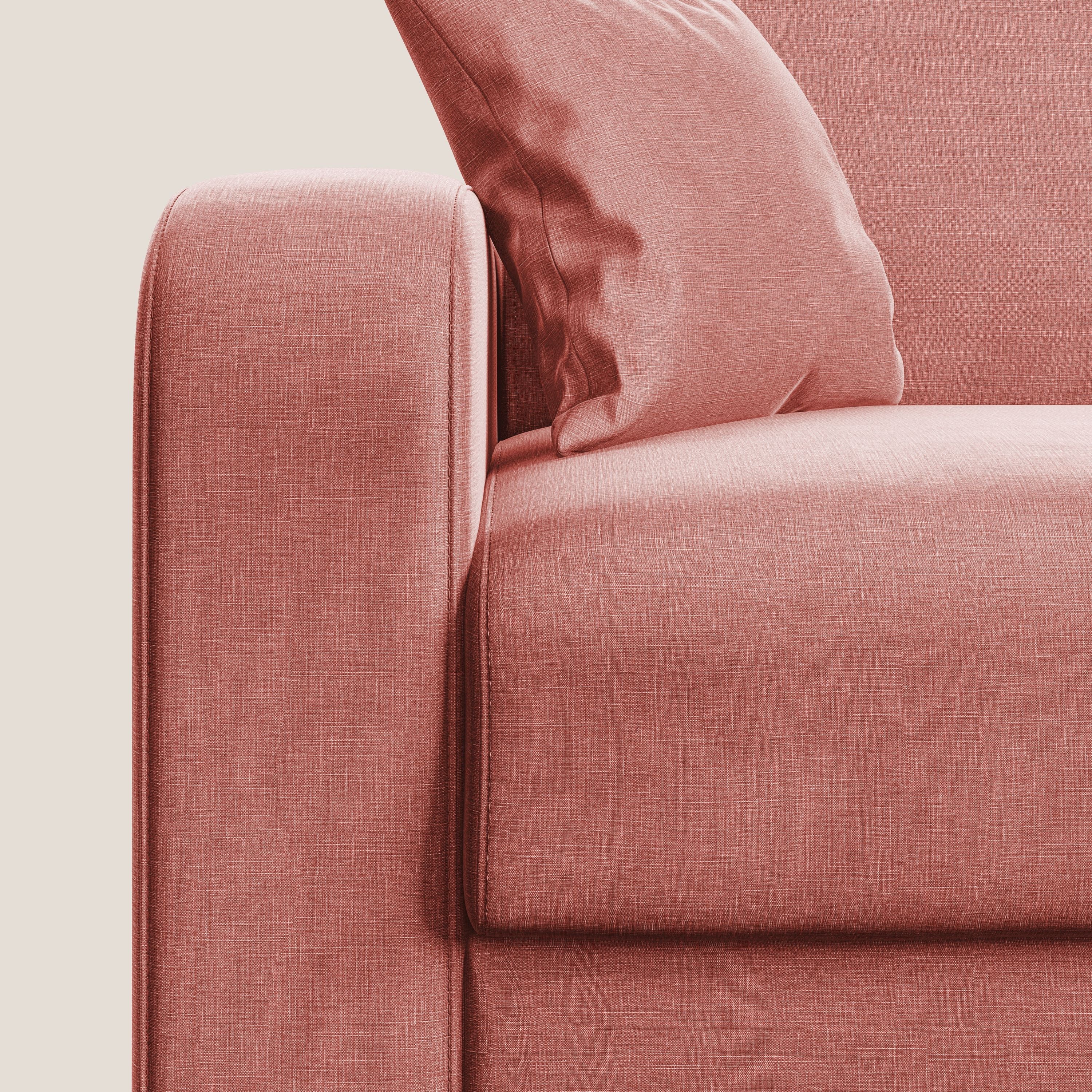 Lebron Divano letto matrimoniale in velluto morbido T01 salmone - divani.store