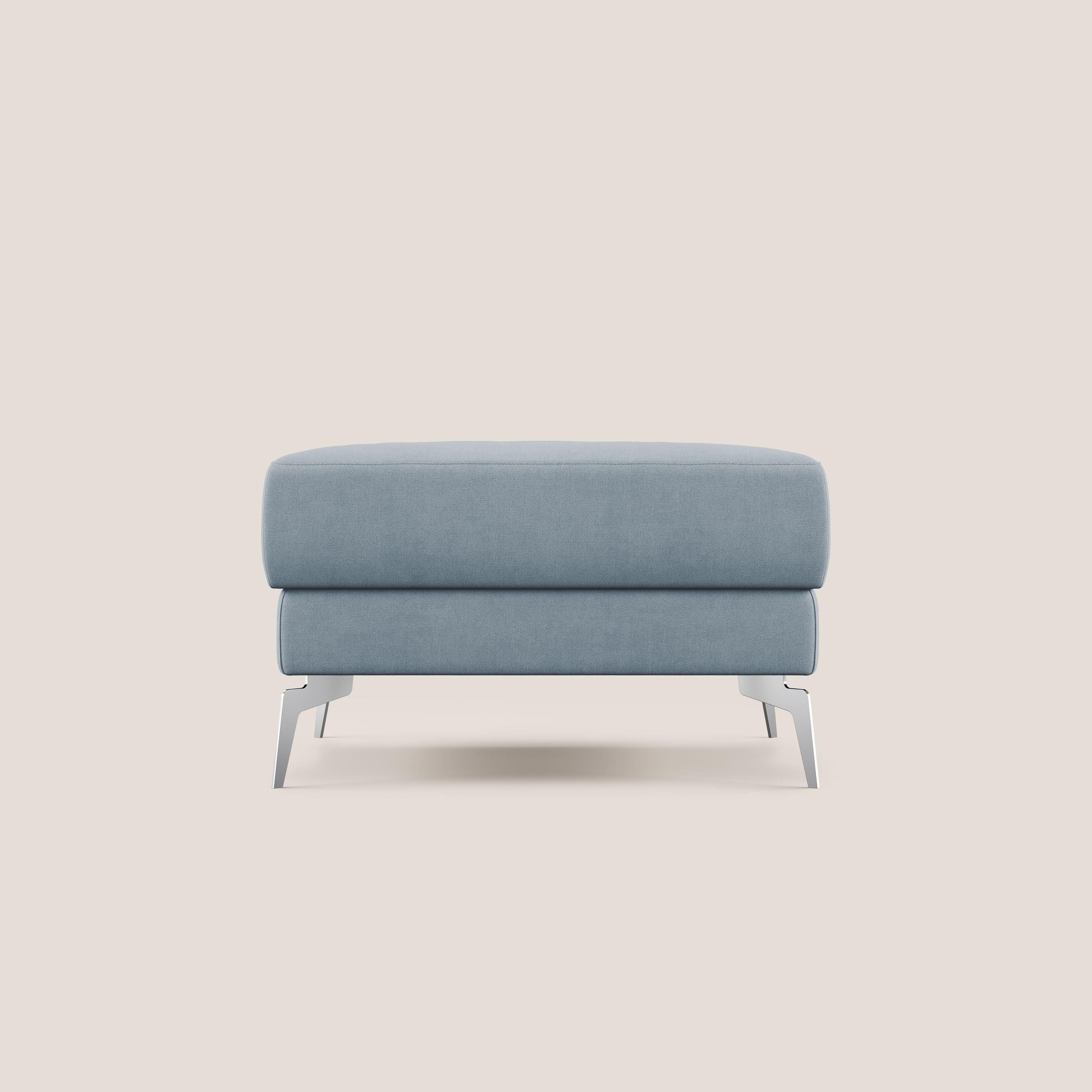 Star Pouf con piedini alti in tessuto impermeabile T02 carta da zucchero - divani.store