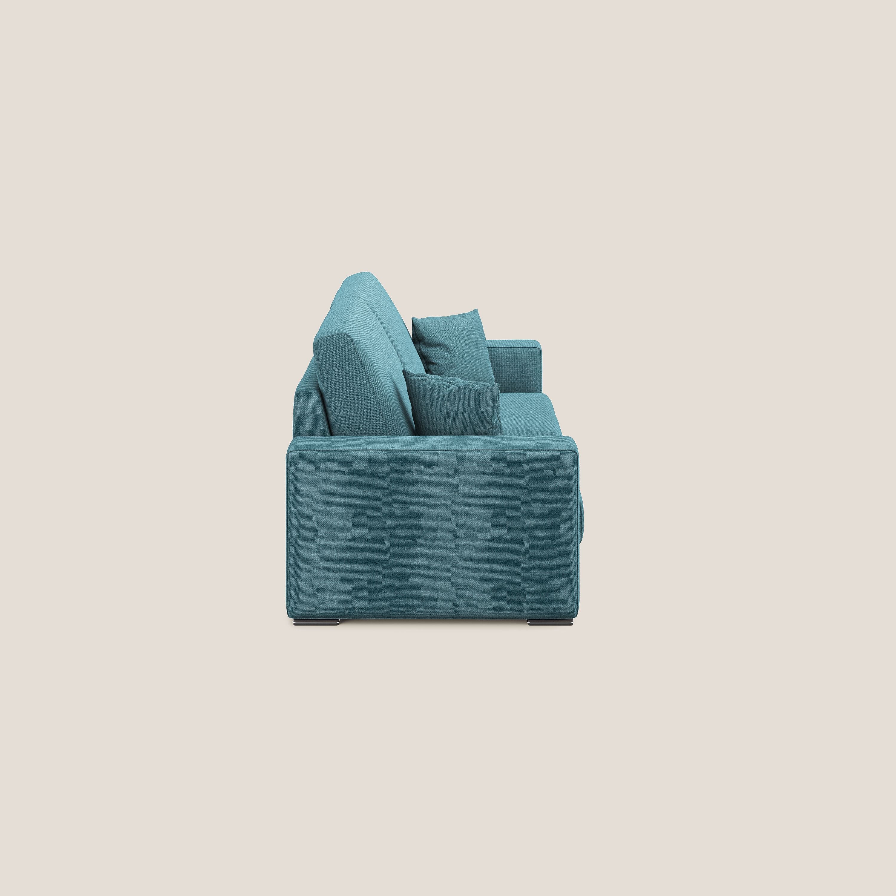 Marte divano in tessuto smacchiabile impermeabile T08 azzurro - divani.store