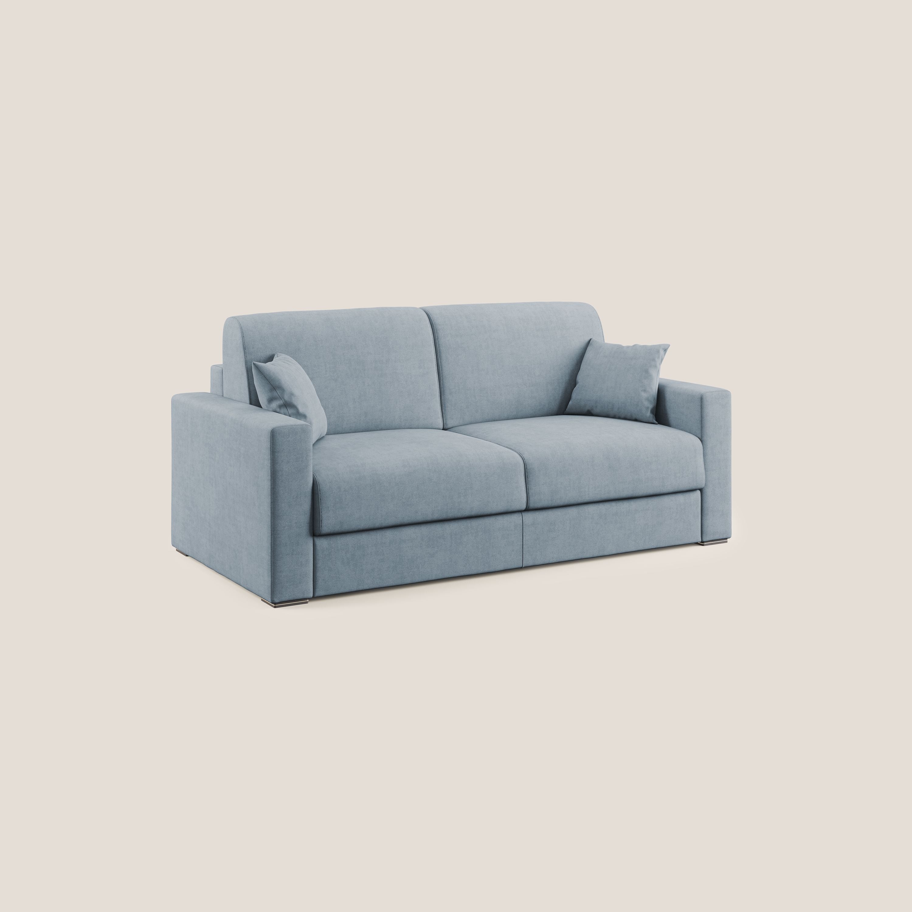 Best Divano letto matrimoniale in tessuto impermeabile T02 carta da zucchero - divani.store