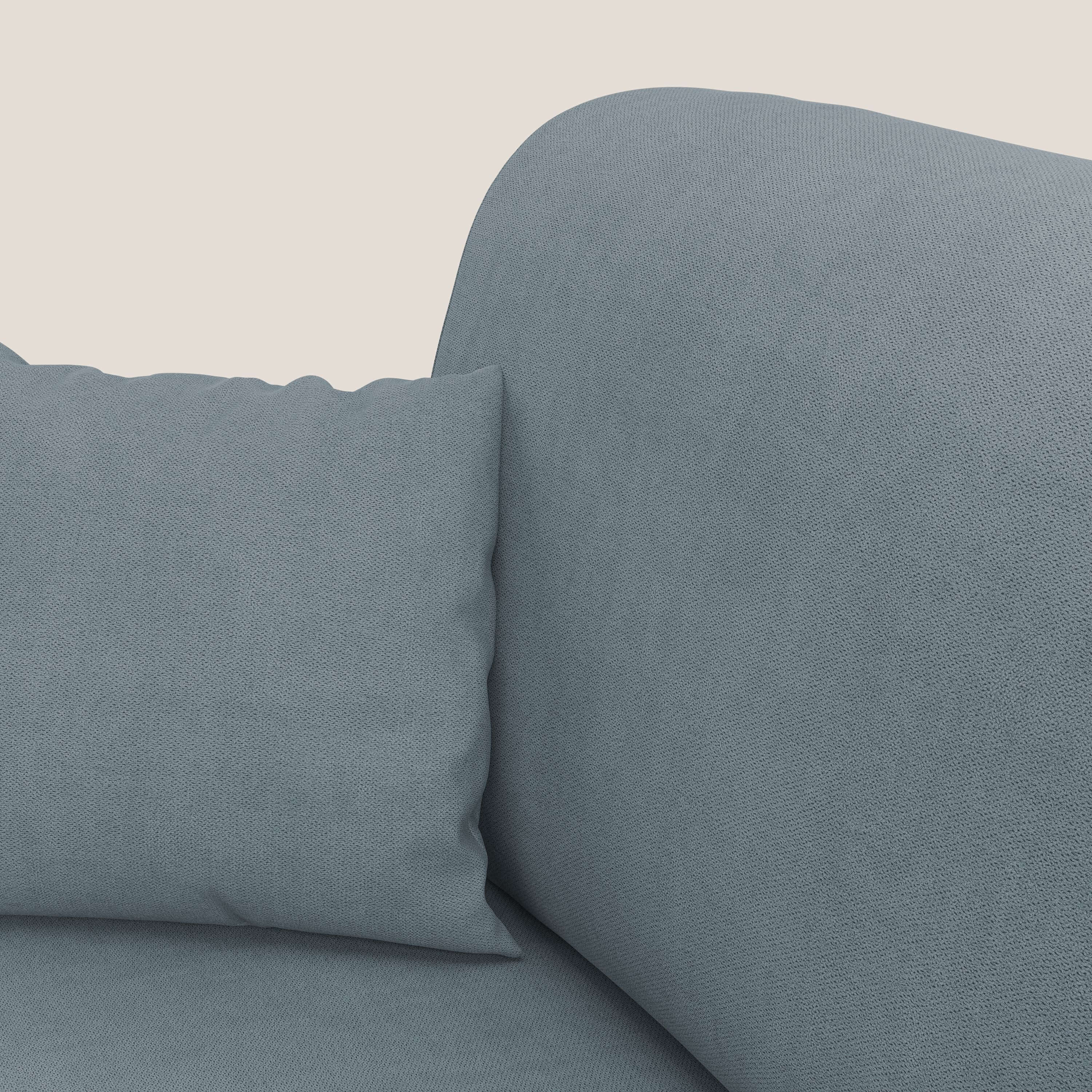 Kafka divano letto matrimoniale in morbido tessuto impermeabile T02 carta da zucchero - divani.store