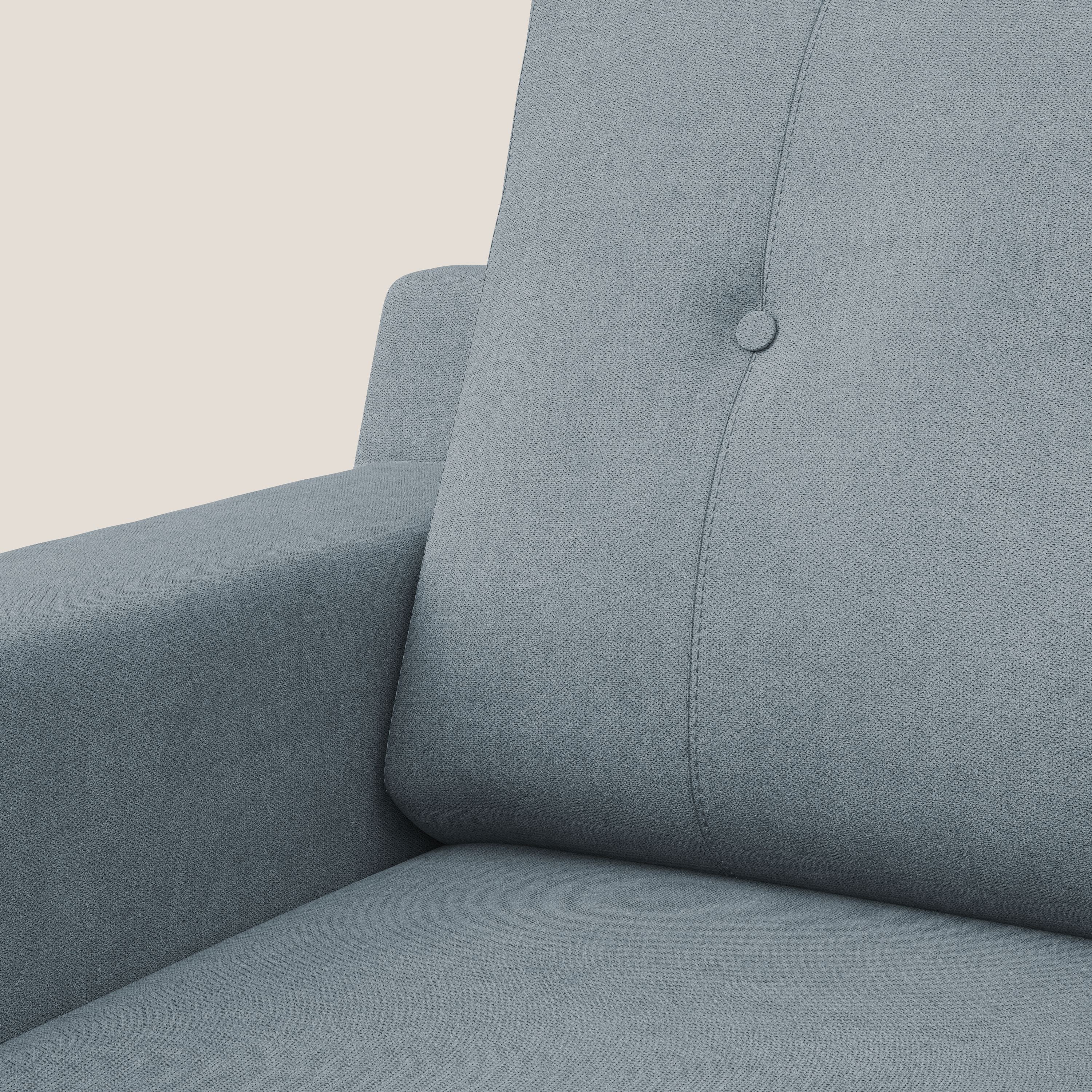 Danish poltroncina in tessuto morbido impermeabile T02 carta da zucchero - divani.store